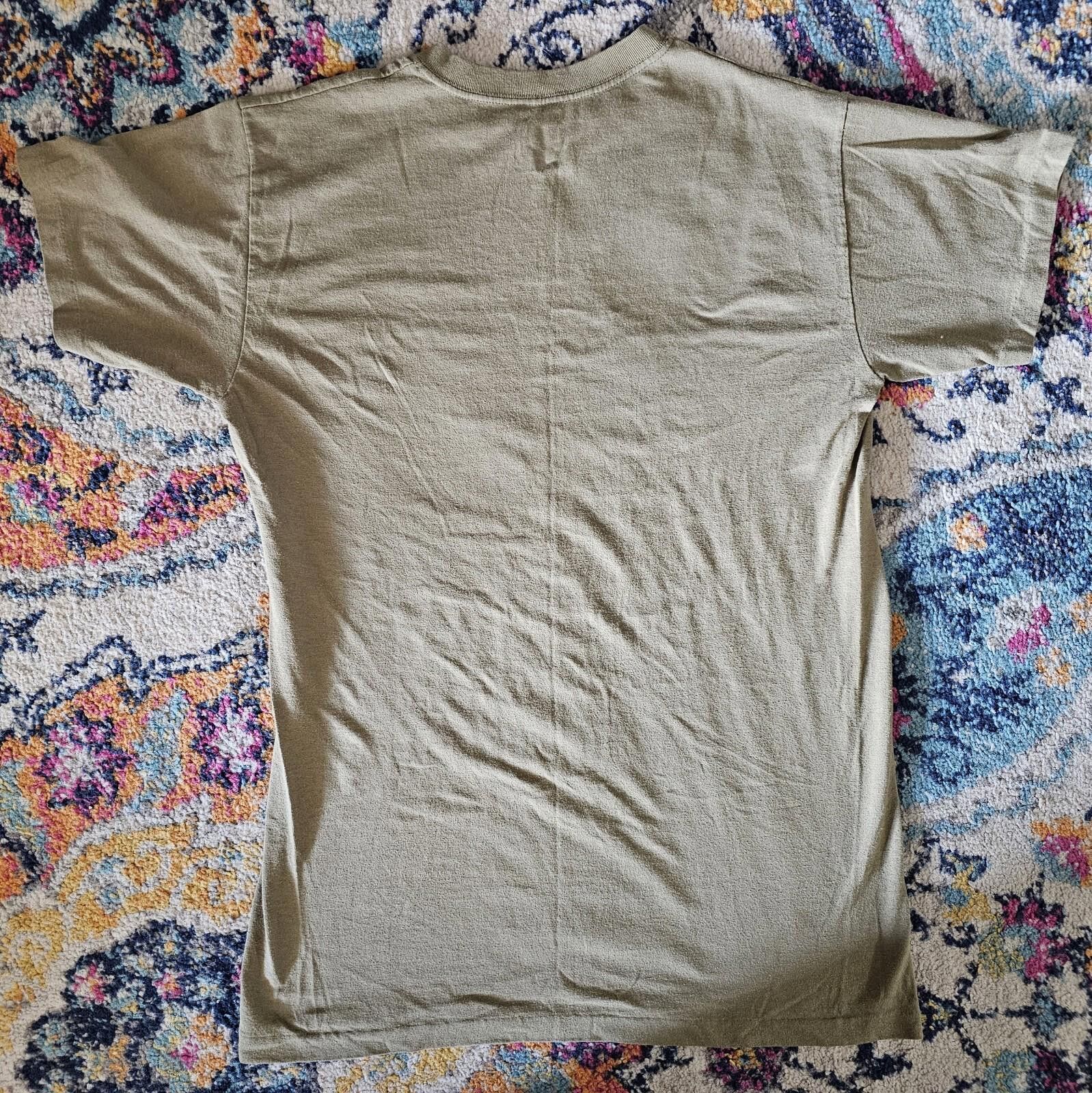 Duvetica Vtg T Shirt Mens M Green Olive Drab Single Stitch Duke USA Size US M / EU 48-50 / 2 - 6 Thumbnail