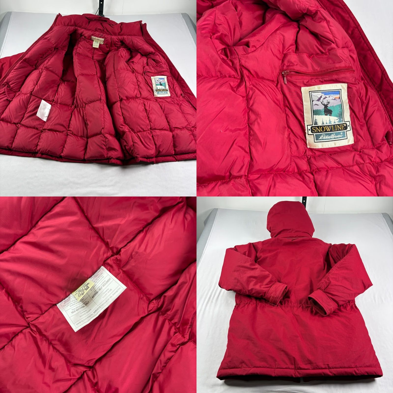 Eddie Bauer VINTAGE Eddie Bauer Parka Jacket Womens M Red Down Filled Outdoor Coat Size M / US 6-8 / IT 42-44 - 8 Thumbnail