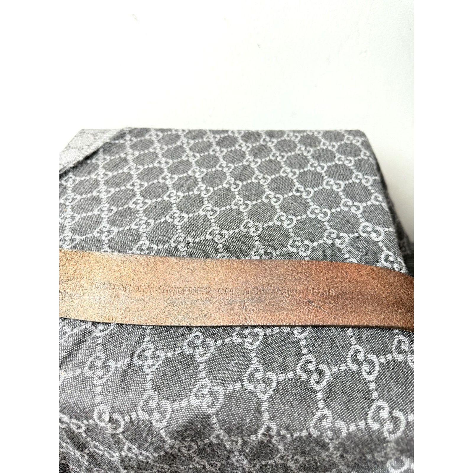 Diesel Y2K Vintage Diesel Leather Belt Big Metal Badge Size ONE SIZE - 5 Thumbnail