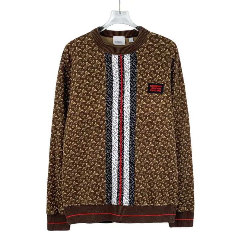 Burberry Burberry Brown Cotton Women's Sweatshirt Size XS / US 0-2 / IT 36-38 - 1 Thumbnail