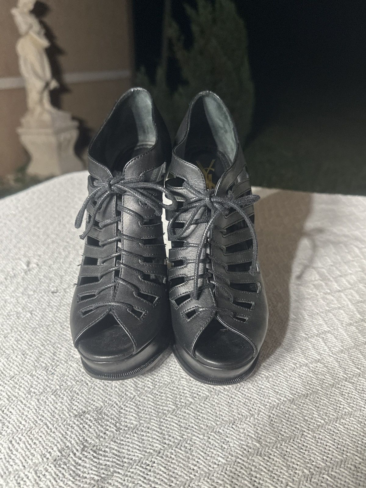 Yves Saint Laurent Yves Saint Laurent Wedge Heels Size 38EU/8US Size US 8 / IT 38 - 4 Thumbnail
