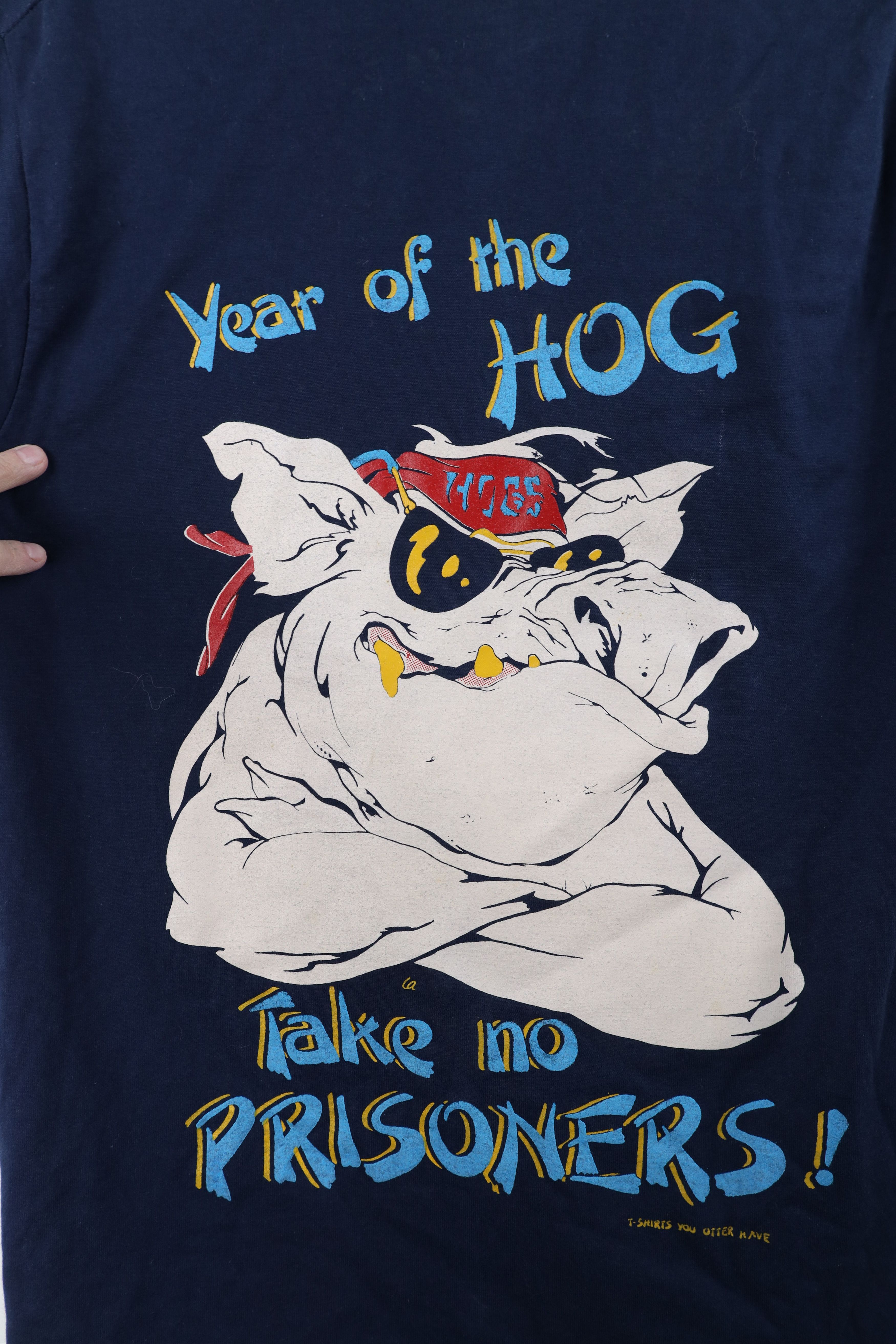 Vintage Vintage 80s Washington World Mud Bowl Hogs T-Shirt USA Size US S / EU 44-46 / 1 - 10 Thumbnail