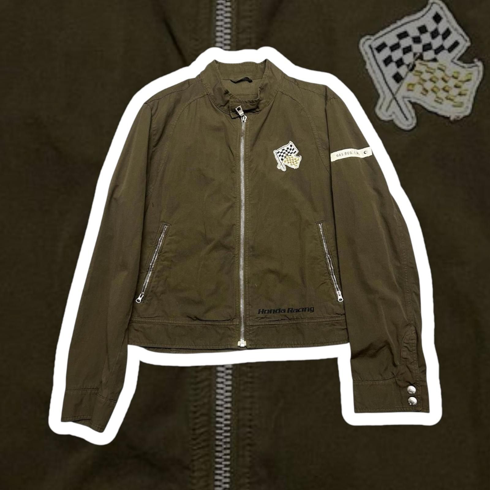 Honda Honda Racing Casual Jacket - Stylish Olive Green Size US XXL / EU 58 / 5 - 1 Thumbnail