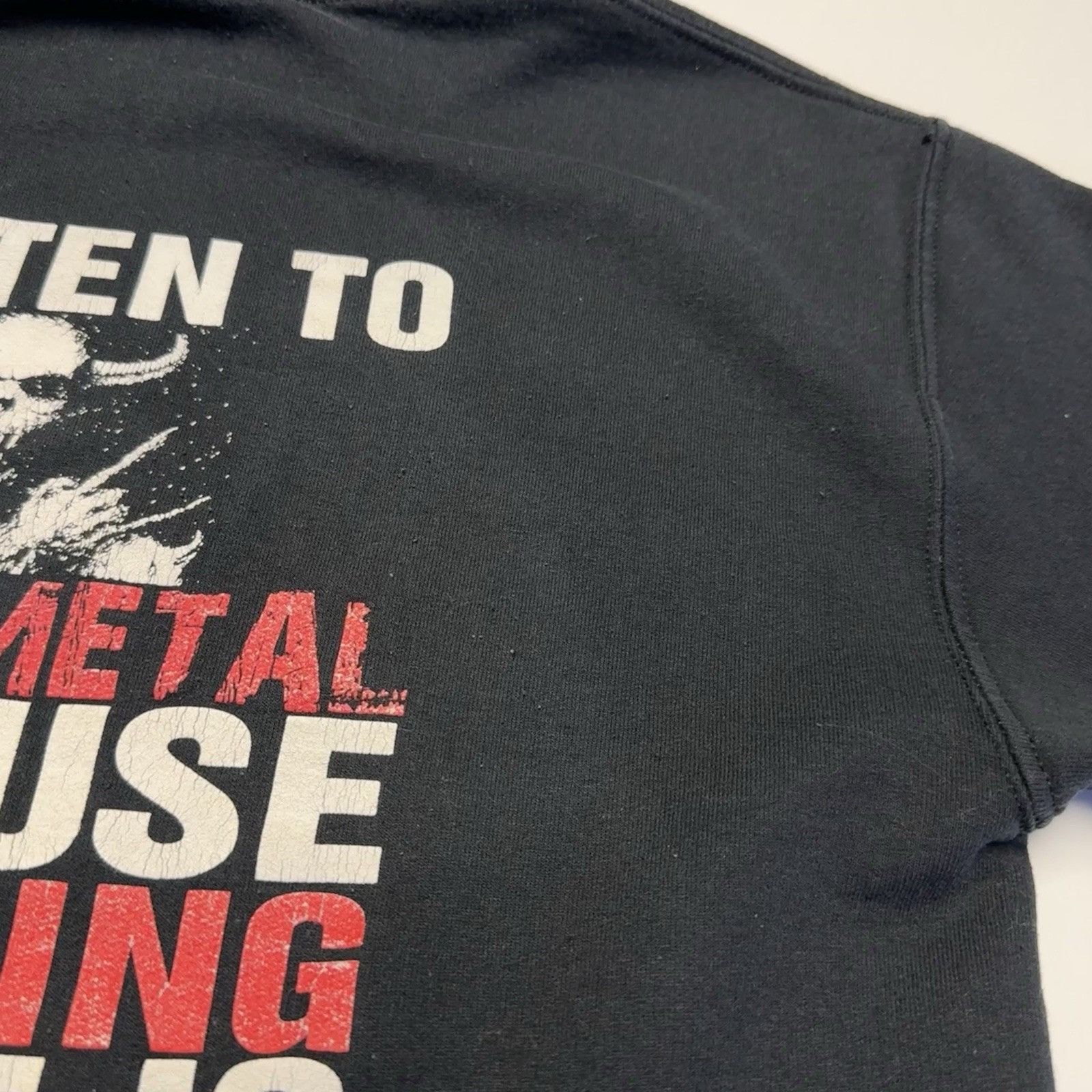 Vintage Death Metal Hoodie Sweatshirt Mens Small Black Size US S / EU 44-46 / 1 - 12 Thumbnail