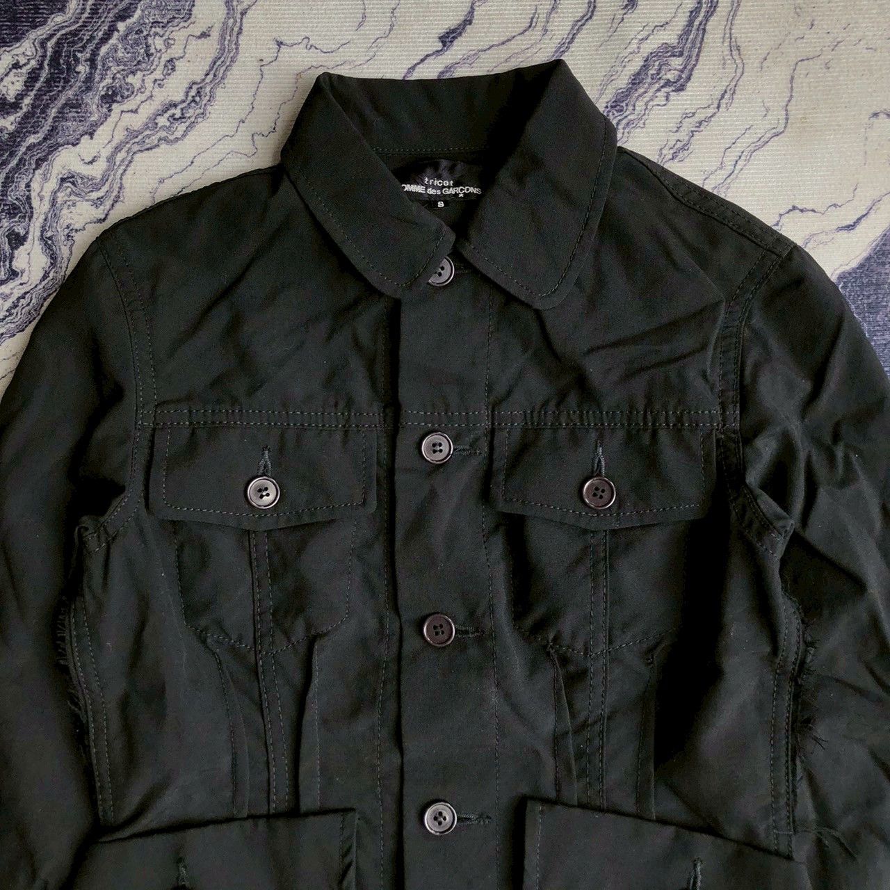 Tricot Comme des Garcons Comme des Garçons Tricot AD2002 Vintage Utility Jacket Size S / US 4 / IT 40 - 3 Thumbnail