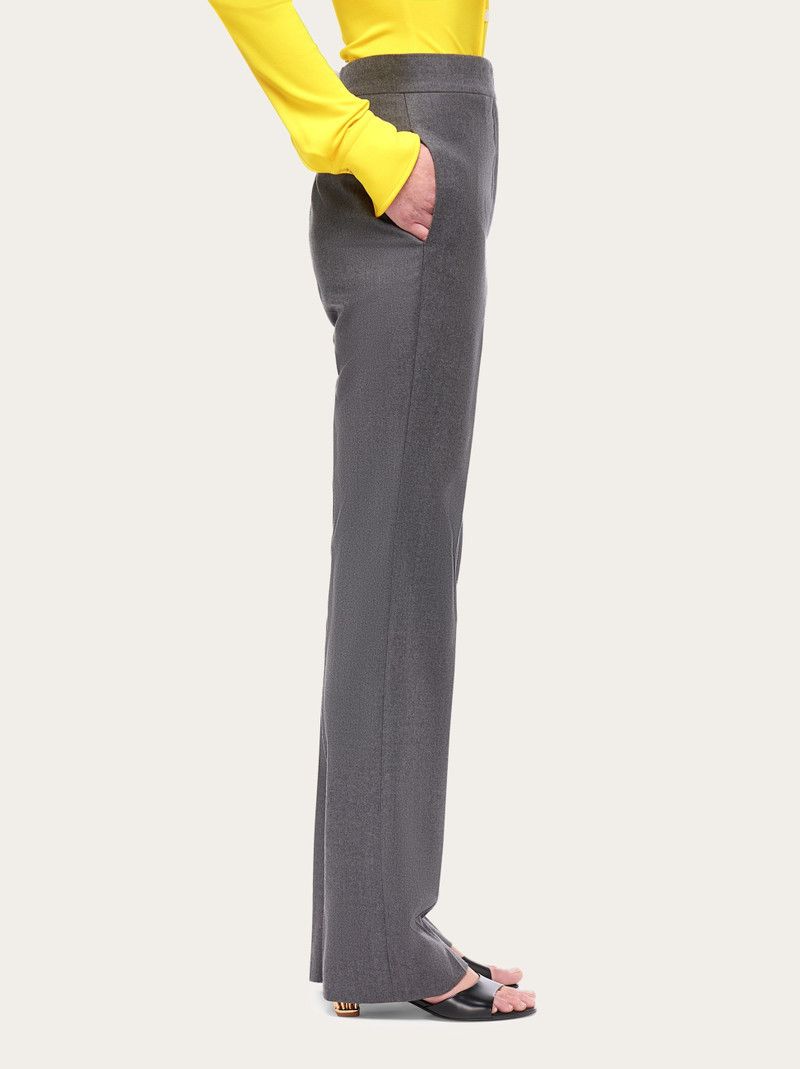 Salvatore Ferragamo o1s1rm0126 High Waist Pant in Grey Size 26" / US 2 / IT 38 - 3 Thumbnail