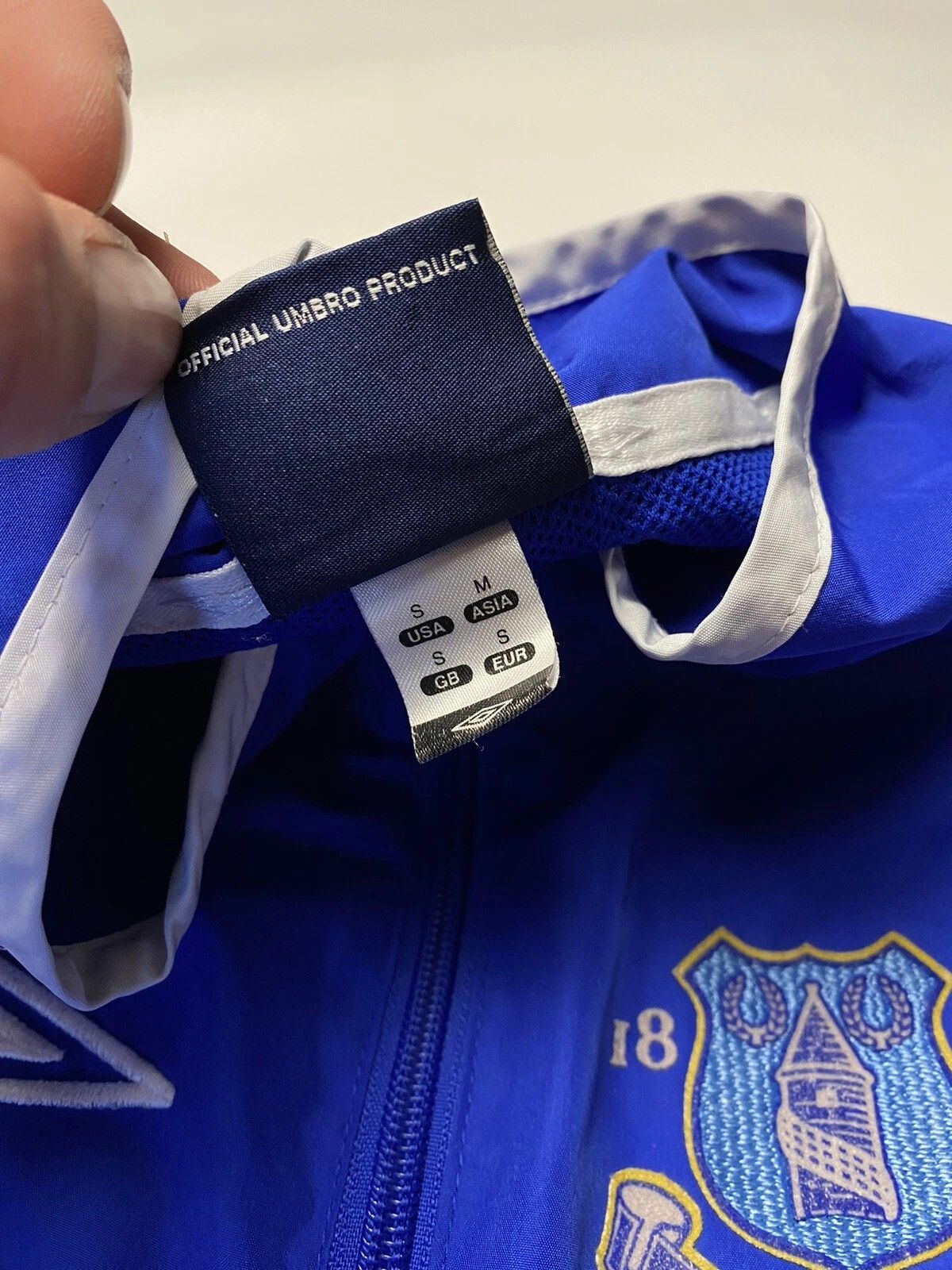 Umbro Everton Umbro Jacket Blue Sz S Vintage Size US S / EU 44-46 / 1 - 3 Thumbnail