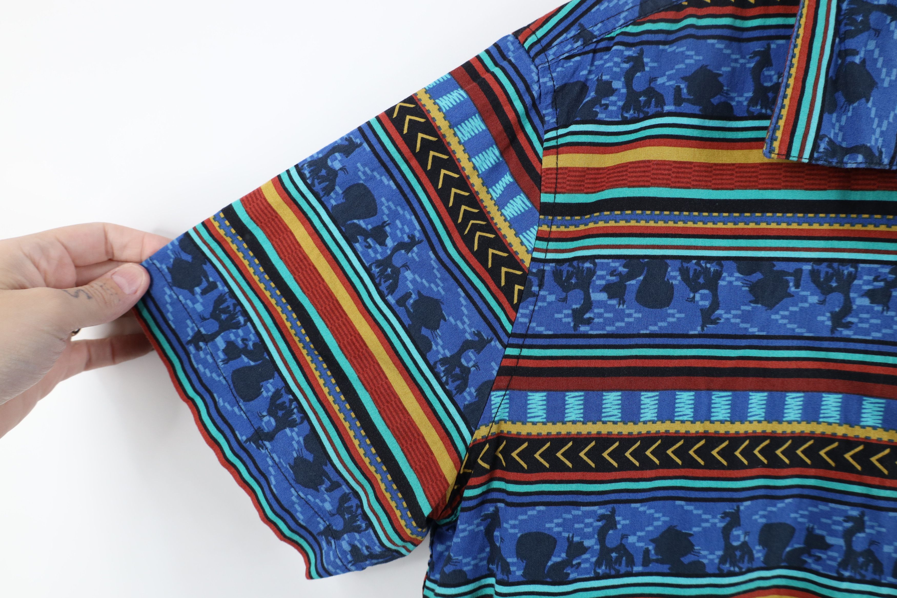 Disney Vintage Disney New Groove Rainbow All Over Print Shirt Size US M / EU 48-50 / 2 - 6 Thumbnail