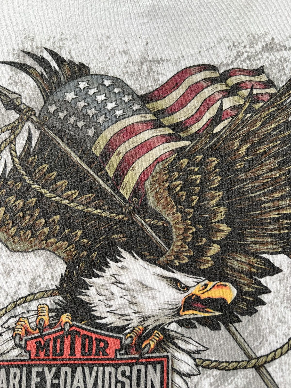 Harley Davidson Vintage 2020 Harley Davidson Eagle Switzerland White T-shirt Size US XXL / EU 58 / 5 - 4 Thumbnail