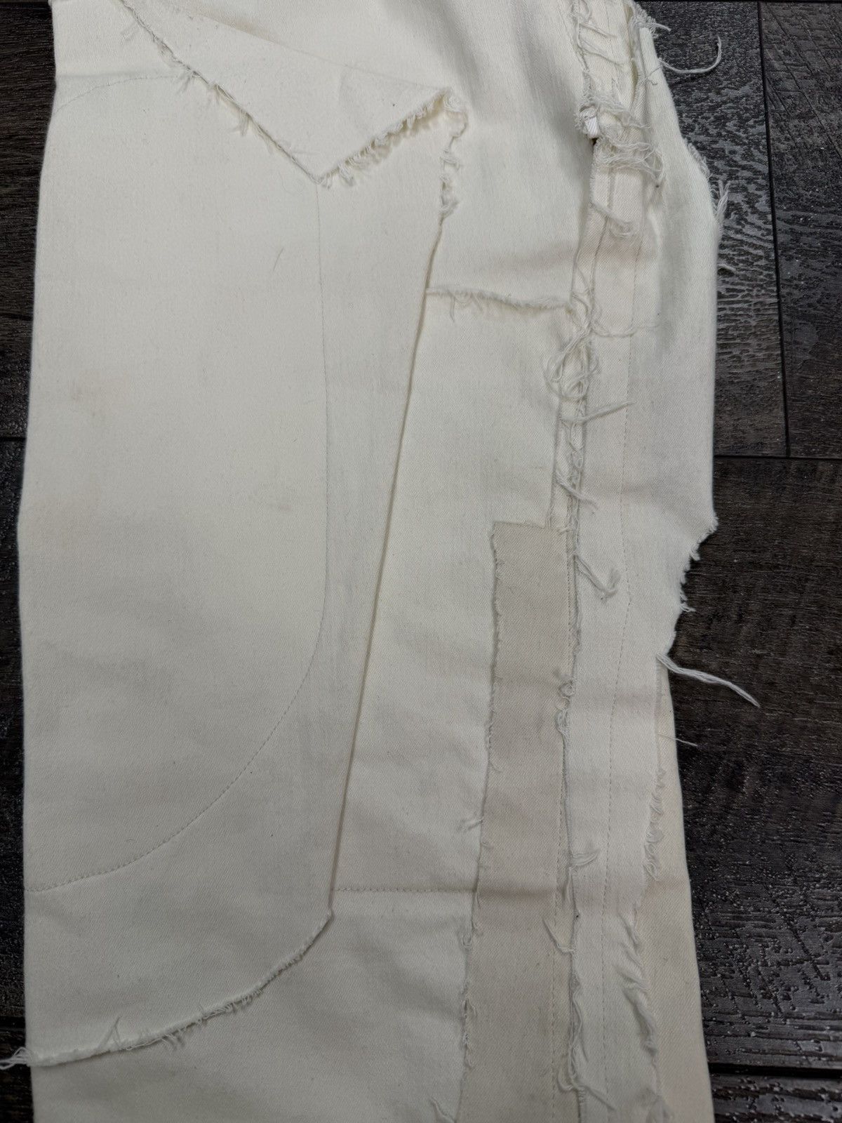 Rick Owens Swampgod LUISAVIAROMA Exclusive 1 of 1 Wax Flare Denim Size US 32 / EU 48 - 19 Thumbnail