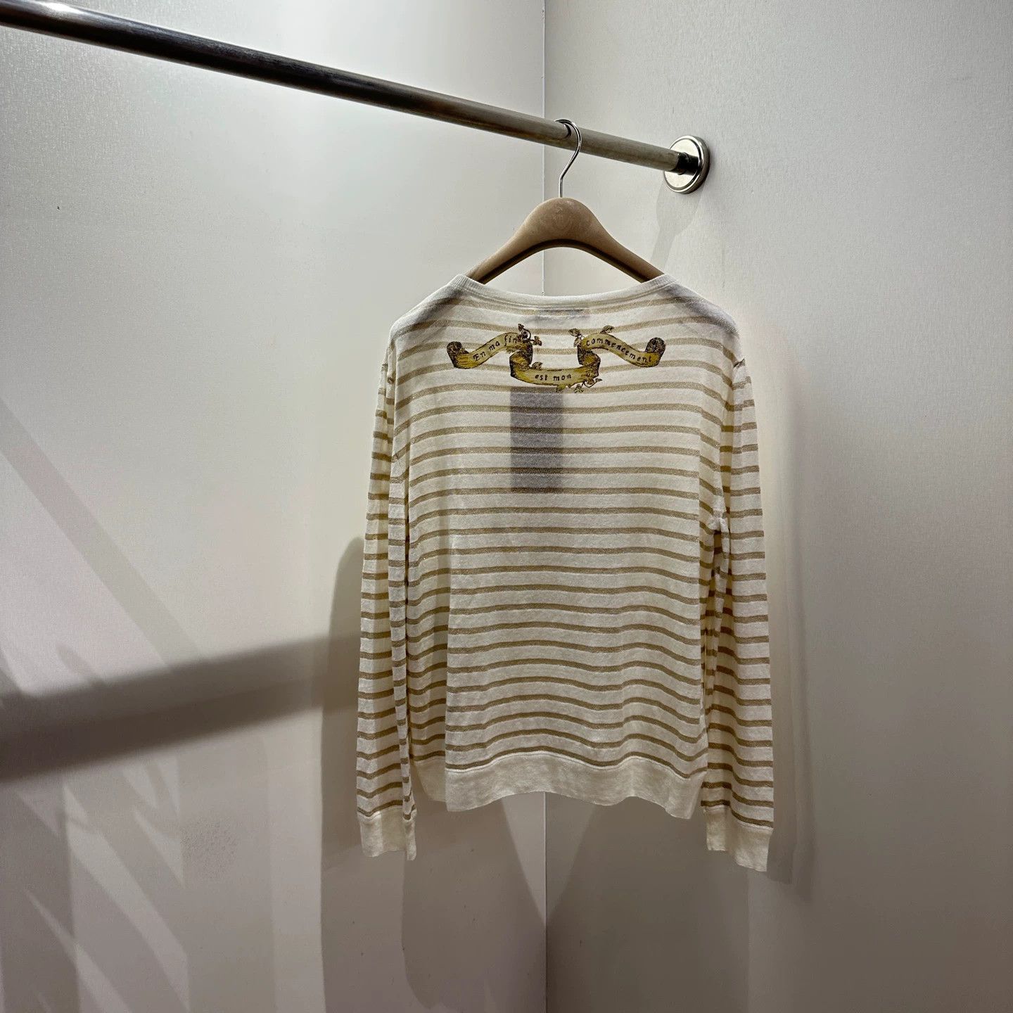 Christian Dior Monsieur Dior 25SS Pentagram Stripe Linen Long Sleeve 36 Size XS / US 0-2 / IT 36-38 - 2 Thumbnail