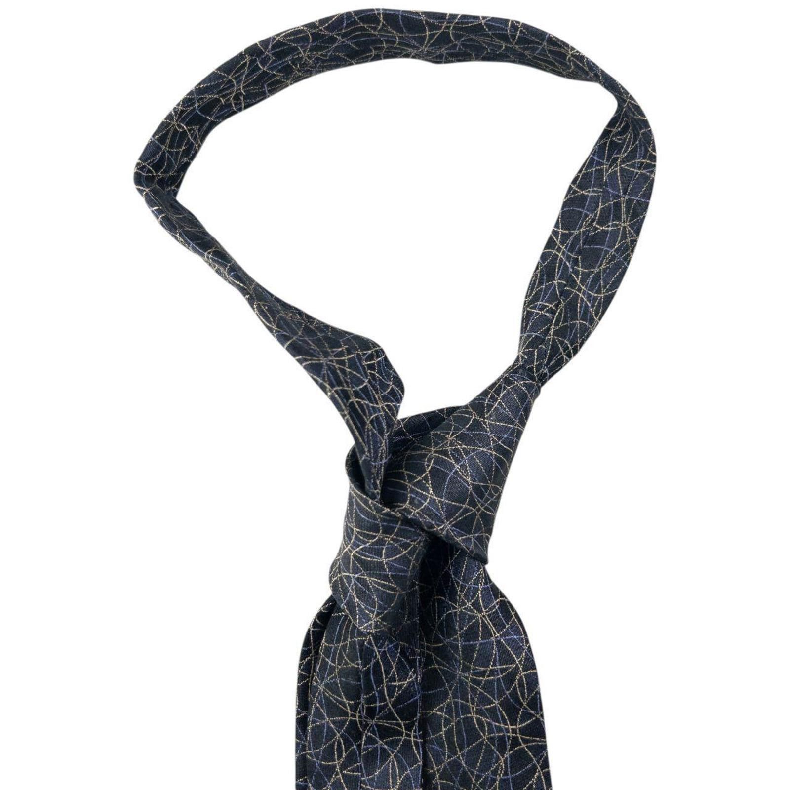 Issey Miyake Vintage 90s Issey Miyake Pattern Silk Tie Size ONE SIZE - 3 Thumbnail