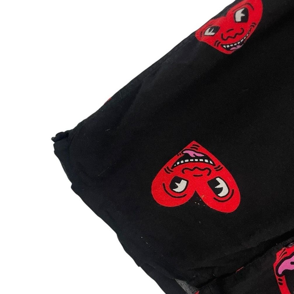 Keith Haring Keith Haring Black & Red Heart Short Sleeve Button Down Size S / US 4 / IT 40 - 3 Thumbnail