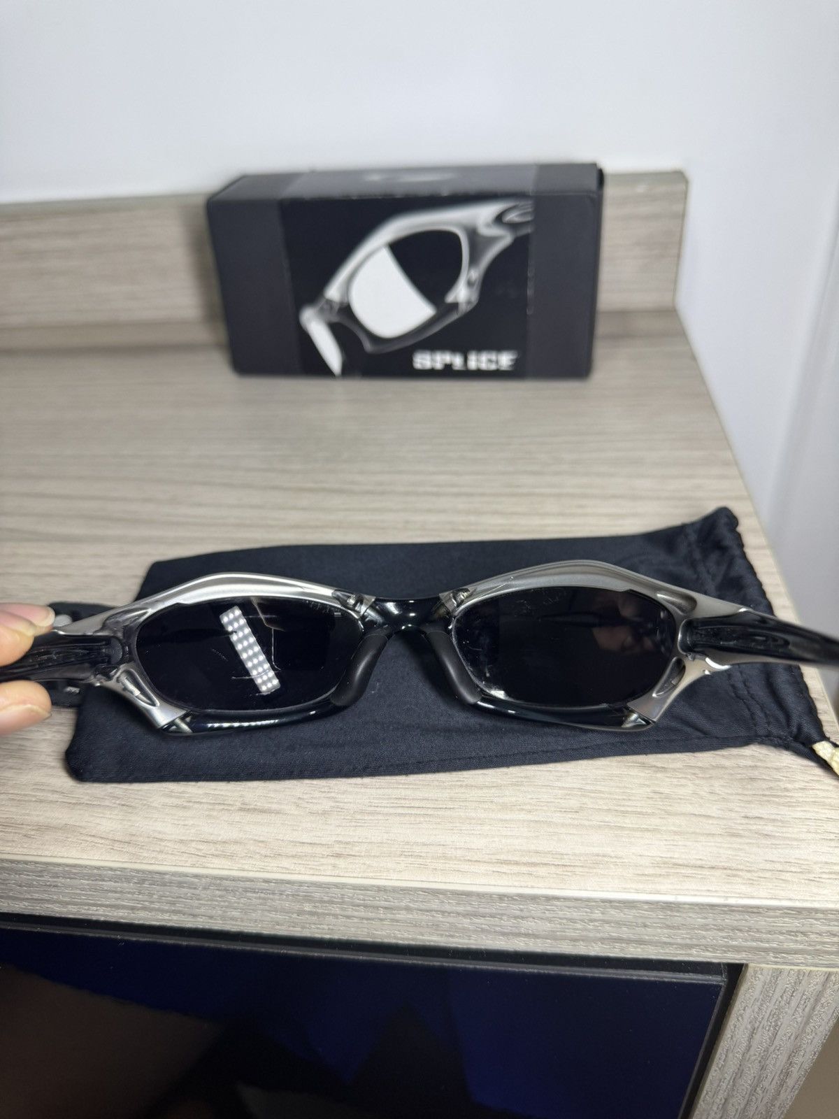Oakley Splice Crystal Black/FMJ on Ice Size ONE SIZE - 3 Thumbnail