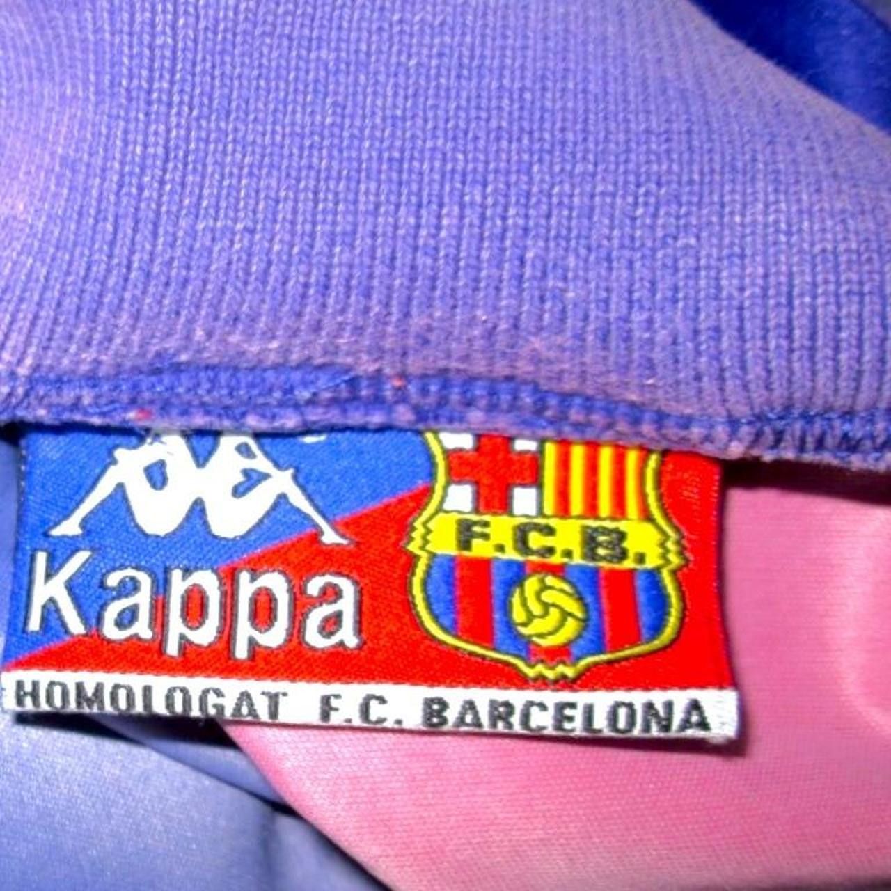 Kappa Fc Barcelona Spain 1992 1993 1994 1995 Shirt Jersey fcb Size US XL / EU 56 / 4 - 3 Thumbnail