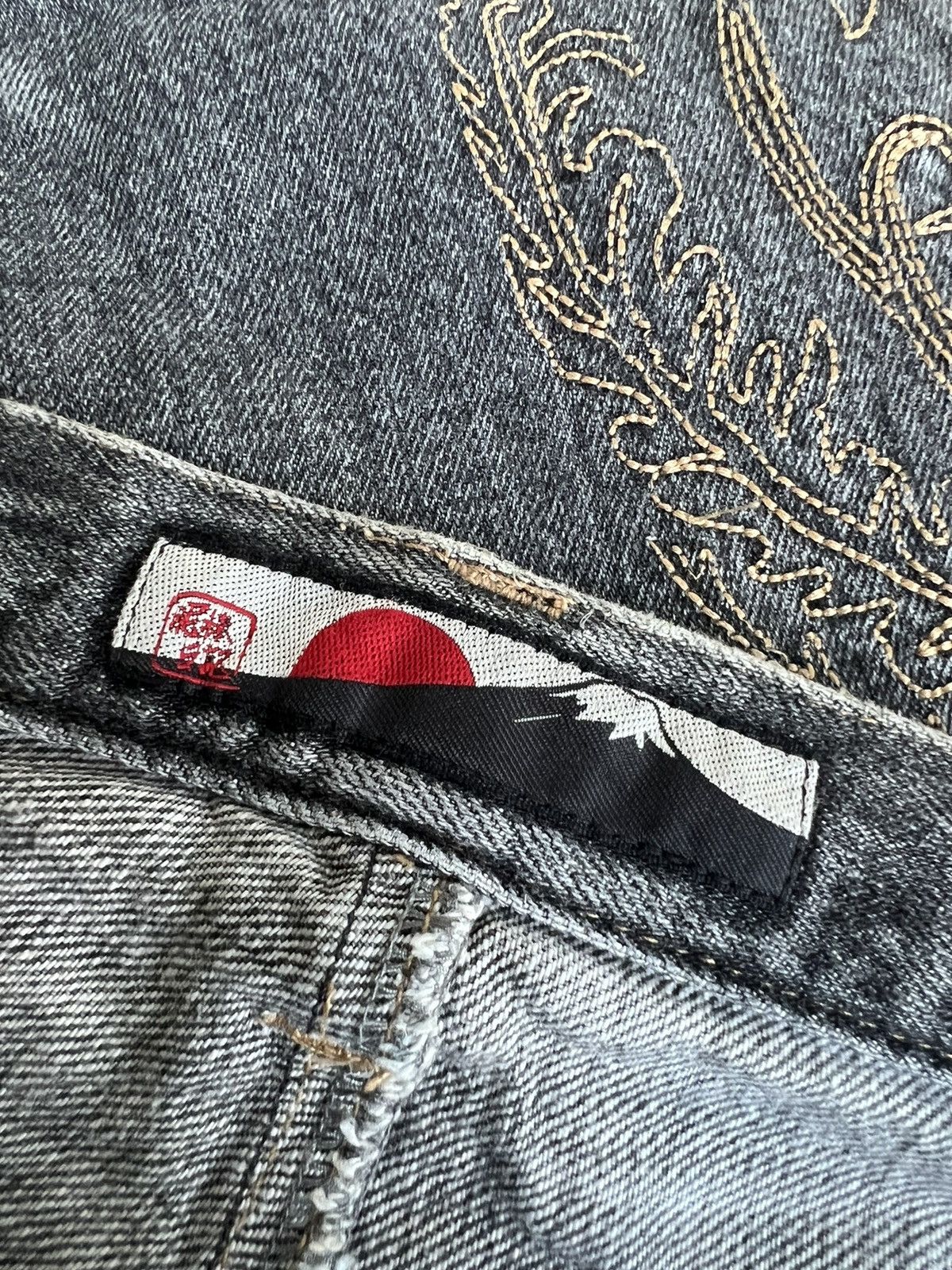 Karakuri Tamashii Karakuri Tamashi Royal Phenix 🇯🇵 Embroidery Baggy Denim Size US 32 / EU 48 - 11 Thumbnail