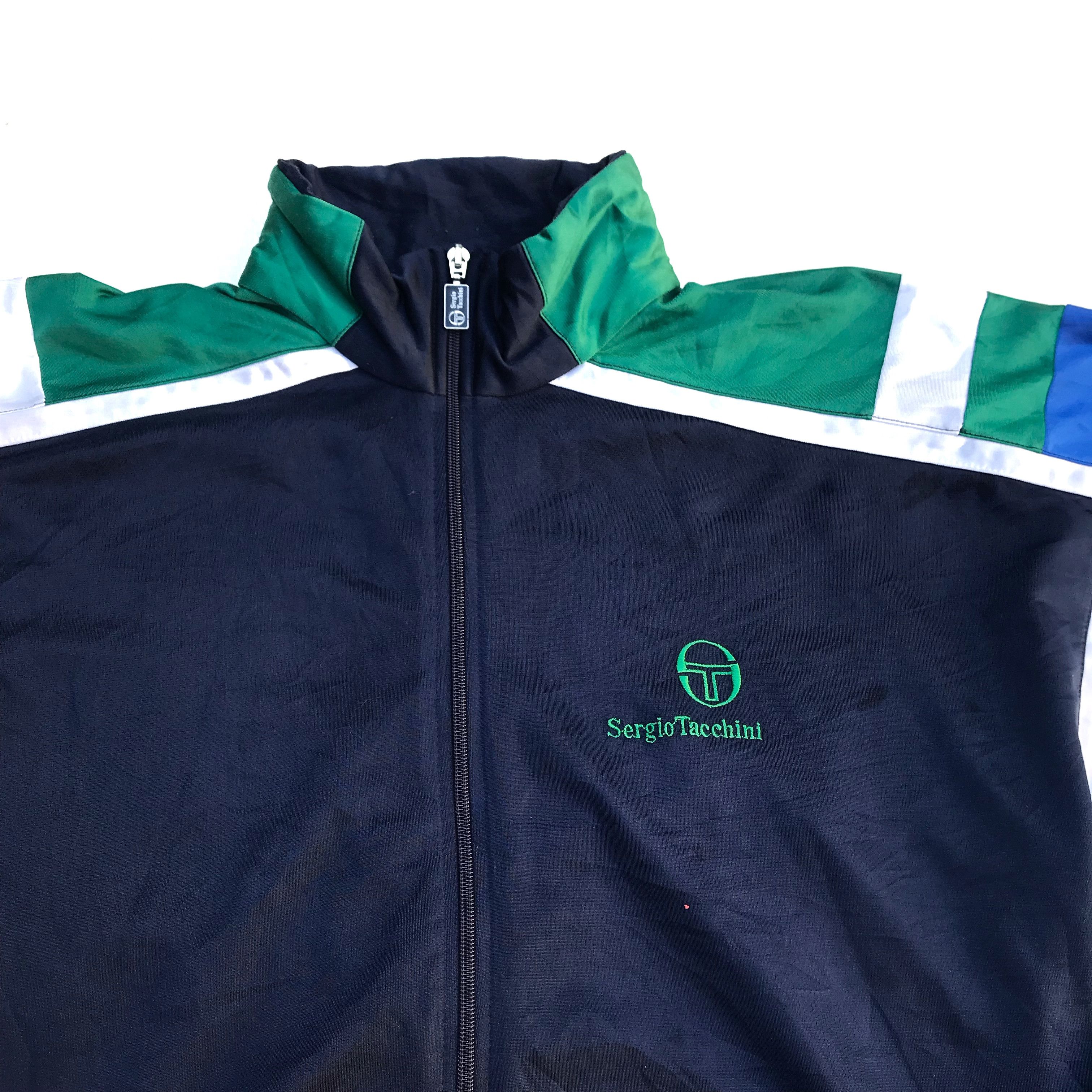 Sergio Tacchini × Vintage Vintage Sergio Tacchini Iconic 80s Tracktop Jacket british Size US L / EU 52-54 / 3 - 2 Thumbnail