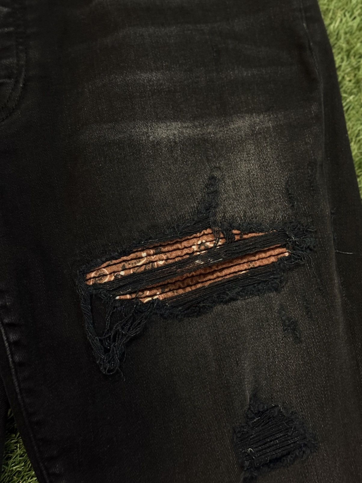Amiri Amiri MX1 Patch Jeans Black Size 36 Flawless 🧼 Size US 36 / EU 52 - 7 Thumbnail