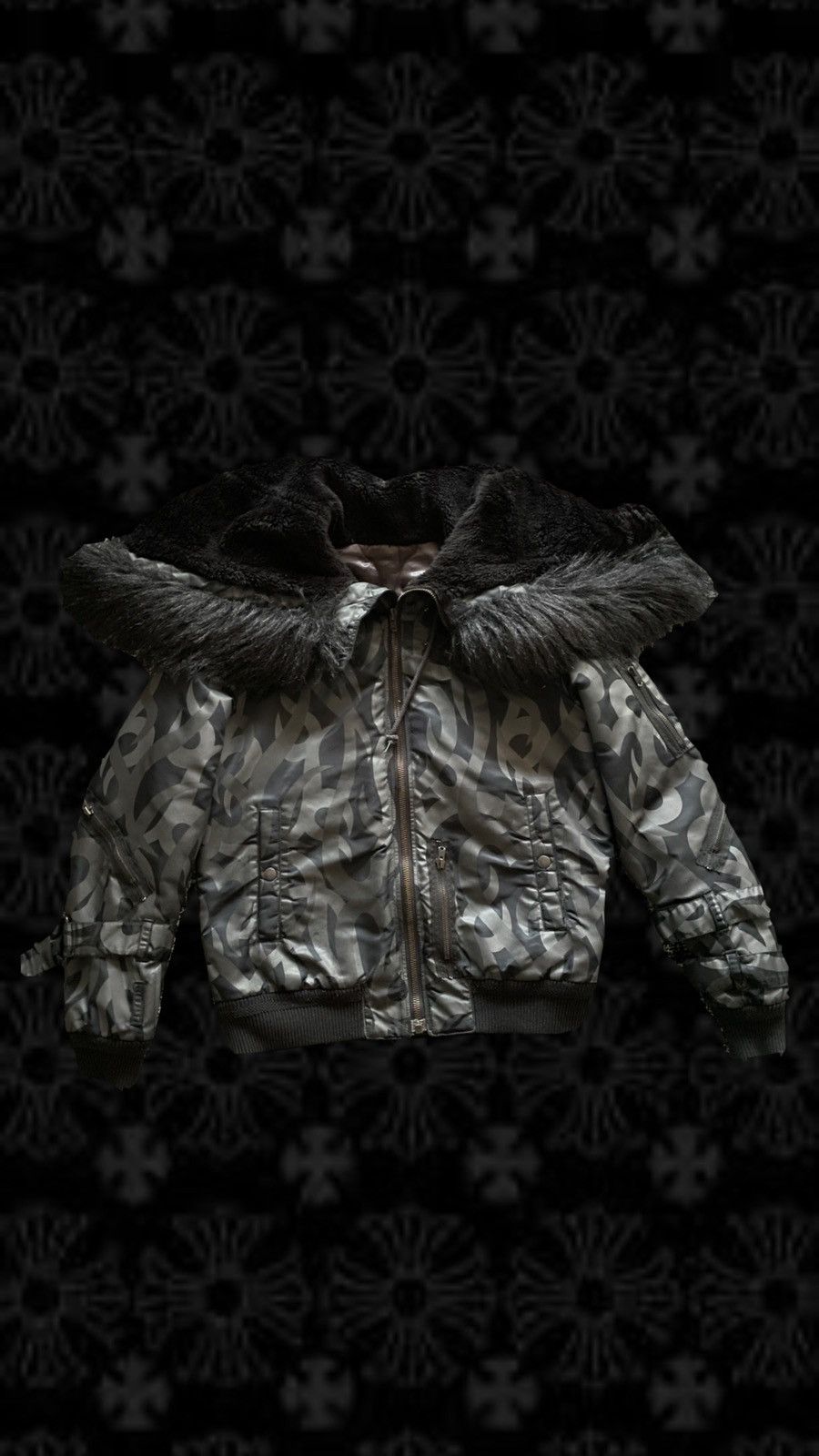 Number (N)ine Number (N)ine tribal heart camo bondage jacket Size US M / EU 48-50 / 2 - 1 Thumbnail
