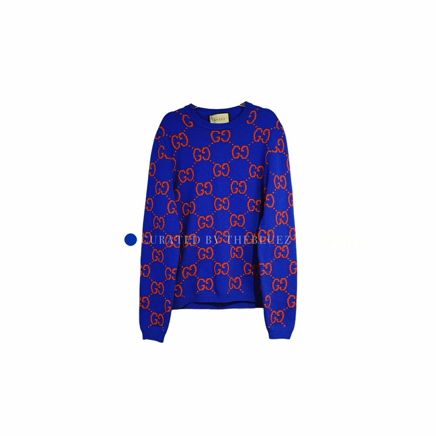 Gucci Cozy Wool Sweater with GG Logo in Blue Size US S / EU 44-46 / 1 - 1 Thumbnail