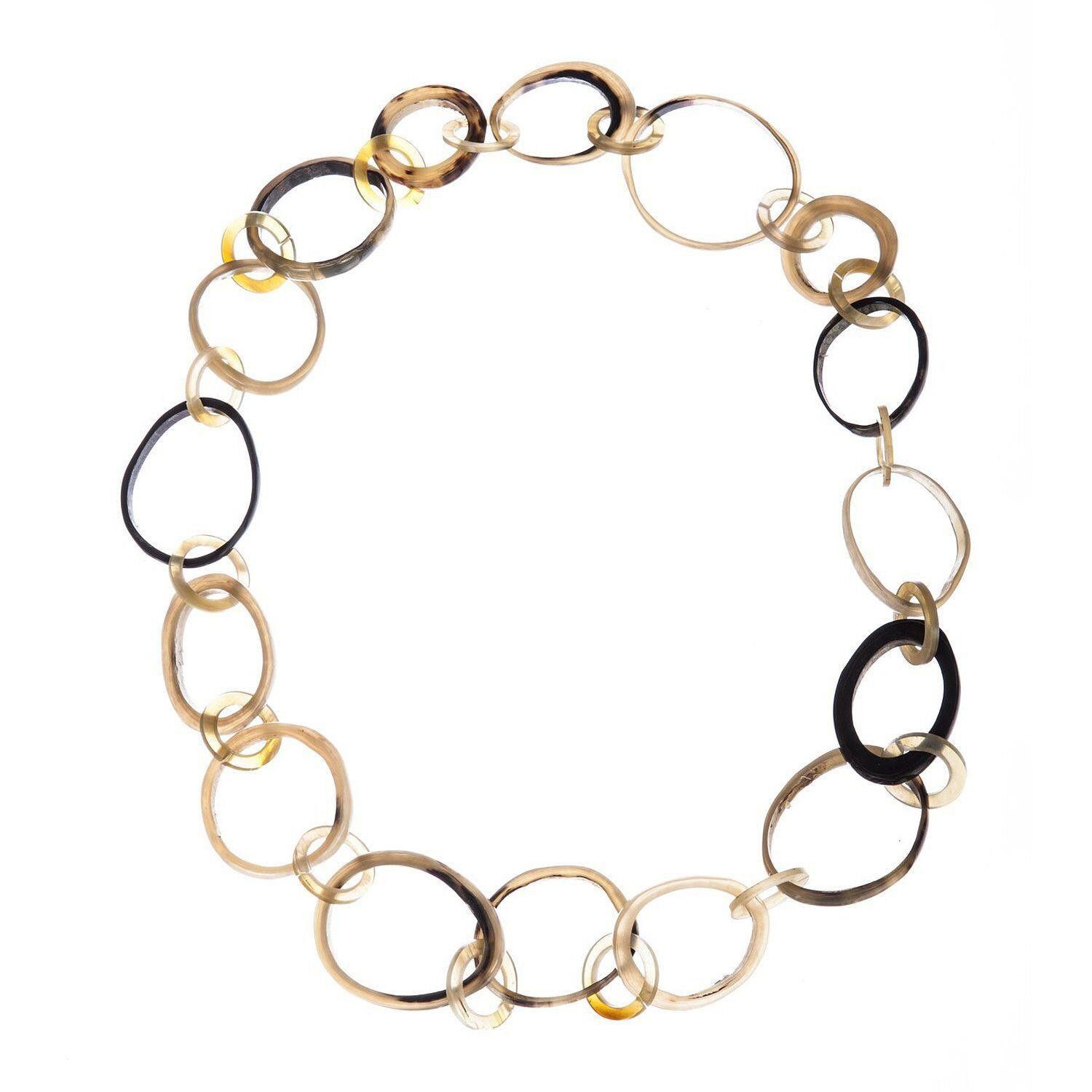 Designer Horn Link Chain Necklace Size ONE SIZE - 1 Preview