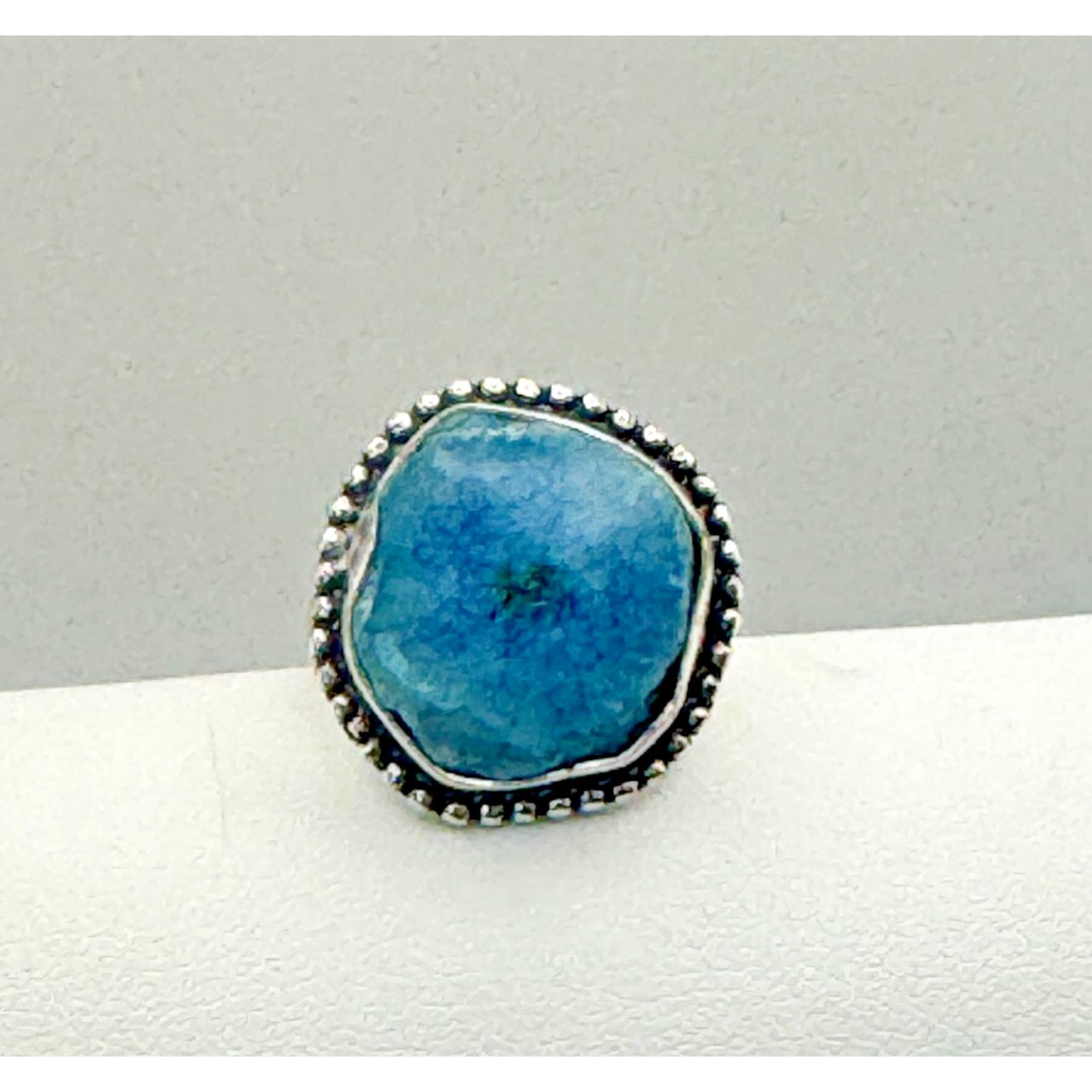The Unbranded Brand Larimar .925 Stone Sz 6 - 6.62 Grams - Beautiful Piece Size ONE SIZE - 1 Thumbnail
