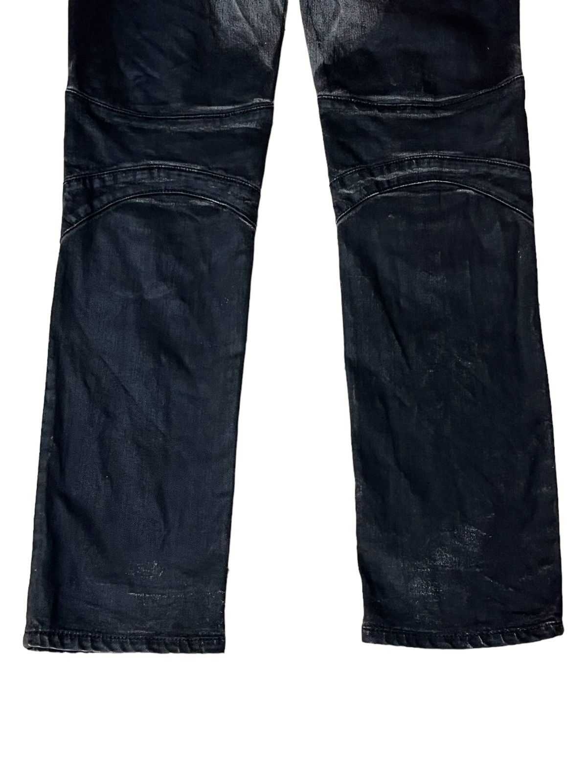 Japanese Brand FADED🔥JAPANESE UGLY BROS RIDING PANTS INSPIRED BALMAIN JEANS Size US 34 / EU 50 - 7 Thumbnail