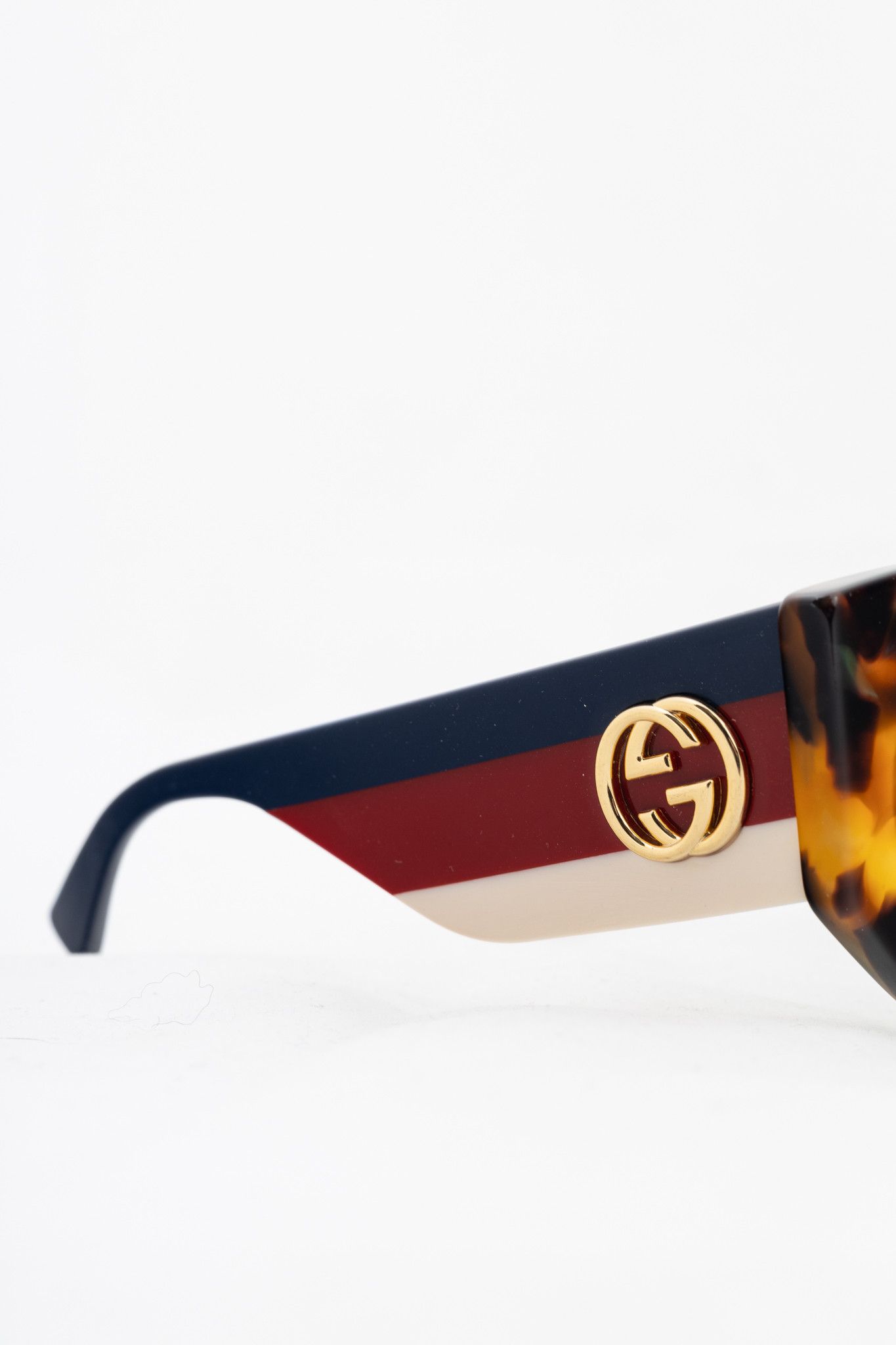 Gucci Gucci GG0275S Havana Tortoiseshell Web Cat-Eye Sunglasses Size ONE SIZE - 6 Thumbnail