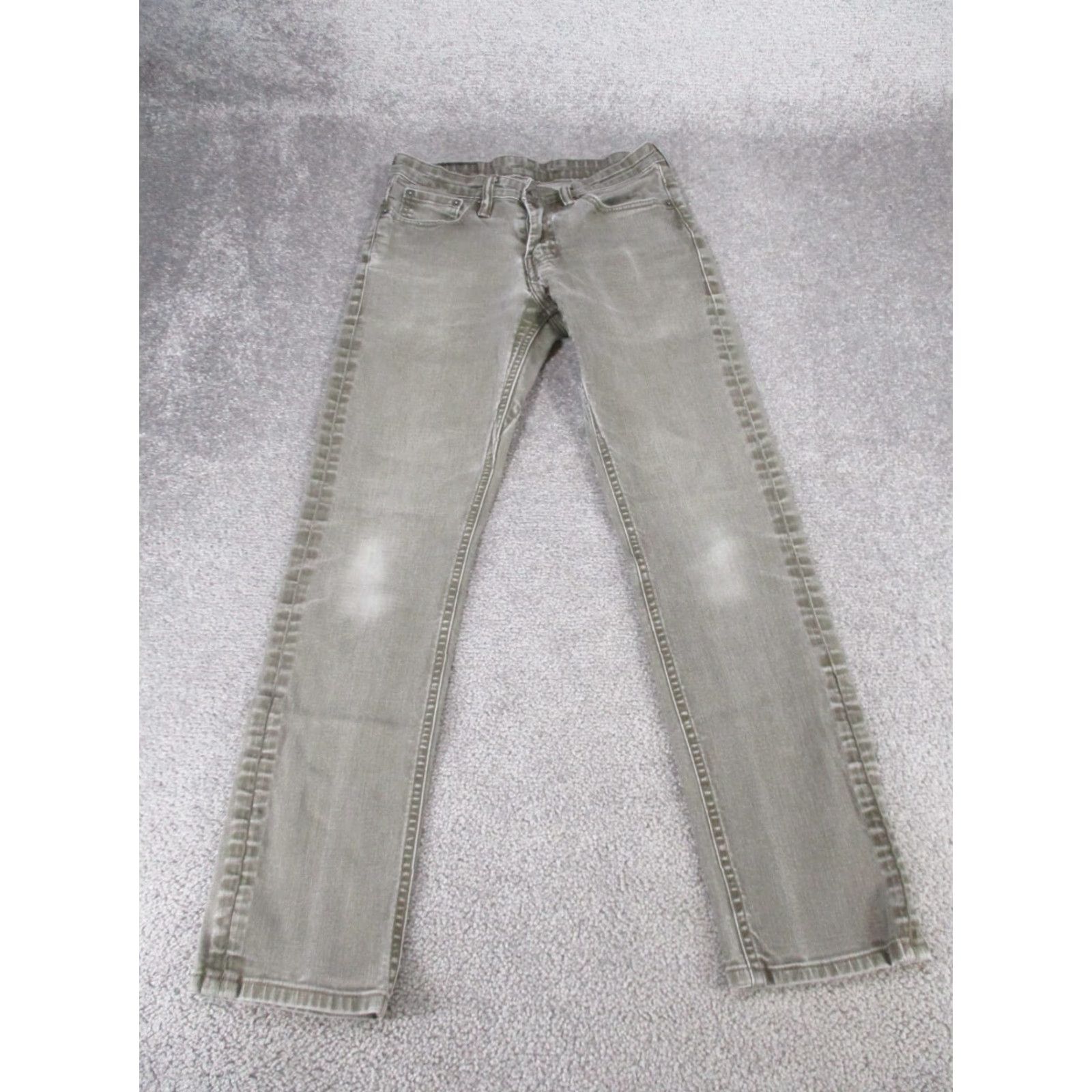Levi's Levi's 511 Jeans Mens 29 Light Gray Denim Slim Fit 29X28 Size US 29 - 2 Thumbnail