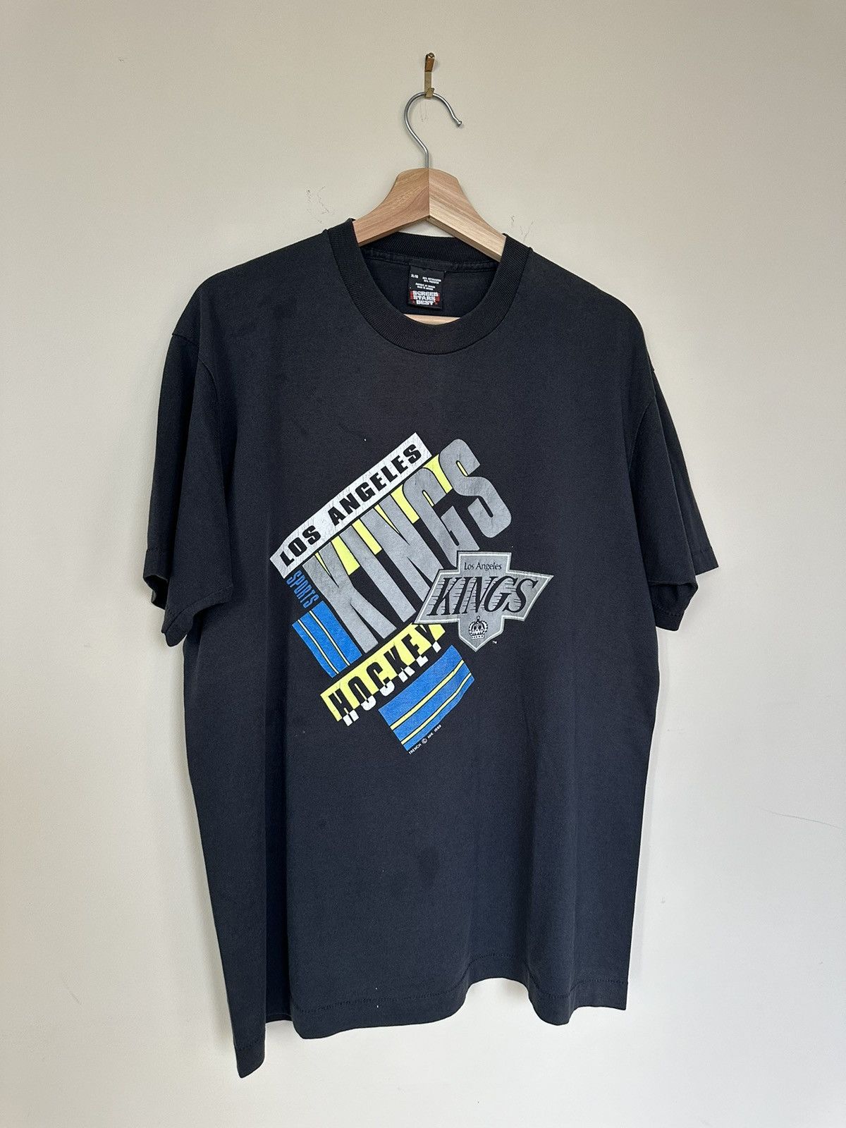 NHL × Vintage Vintage 80s Screen Stars Los Angeles Kings NHL T-Shirt Size US XL / EU 56 / 4 - 3 Thumbnail