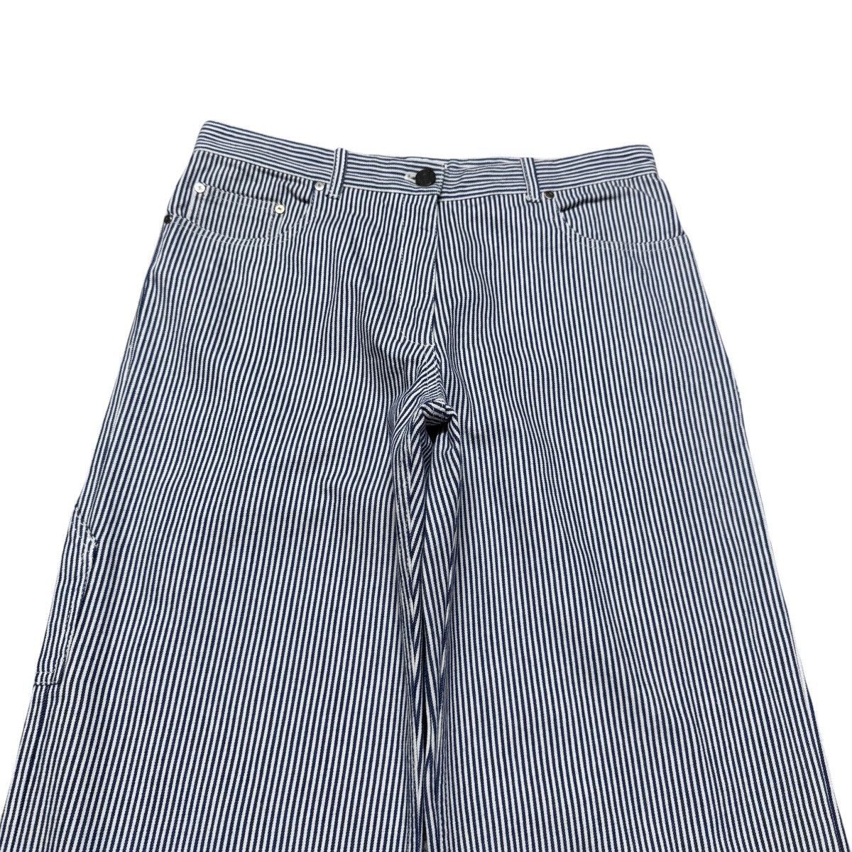 Celine Celine Denim Hickory Carpenter Pants Size 31" - 3 Thumbnail