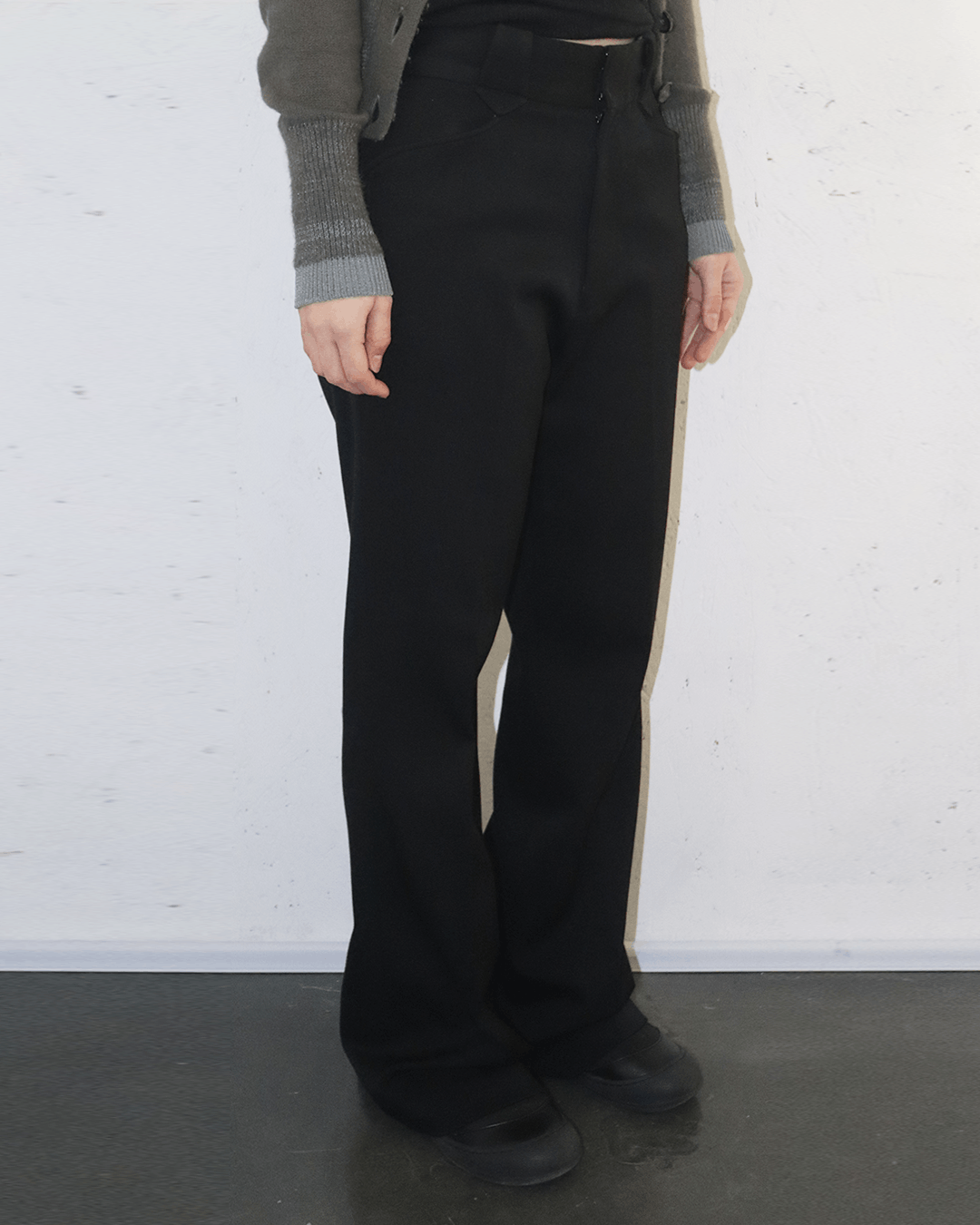 Commission Commission AW22 Virgin Wool Bootcut Slacks Size US 28 / EU 44 - 3 Thumbnail