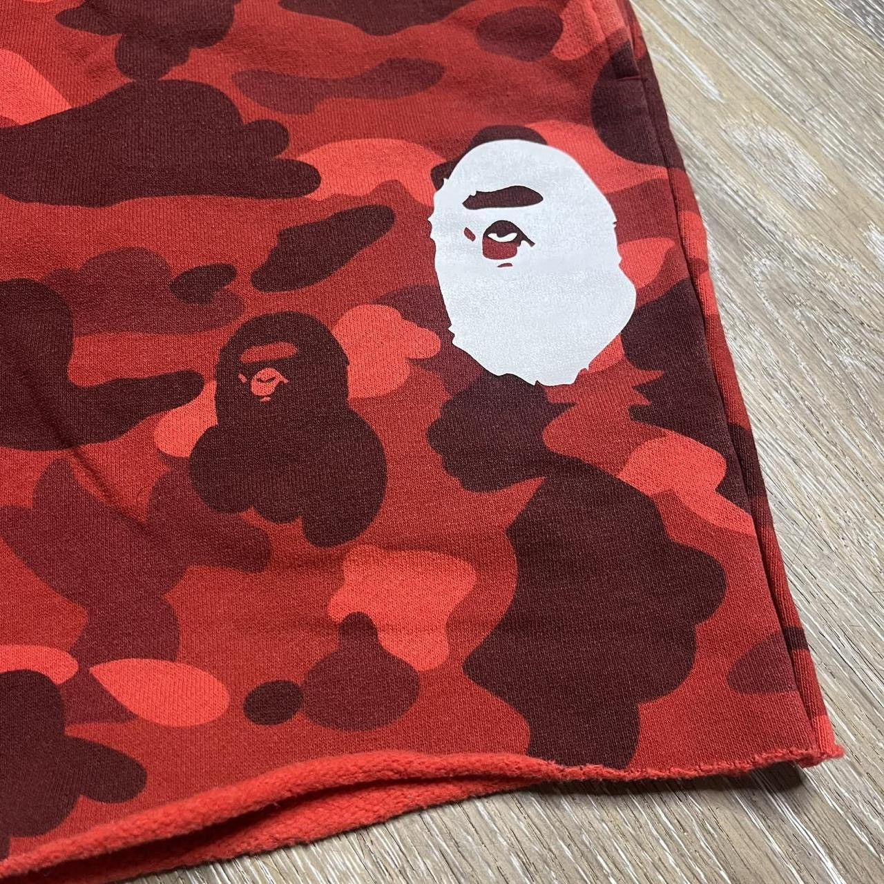 Bape red bape camo shorts Size US 30 / EU 46 - 3 Thumbnail