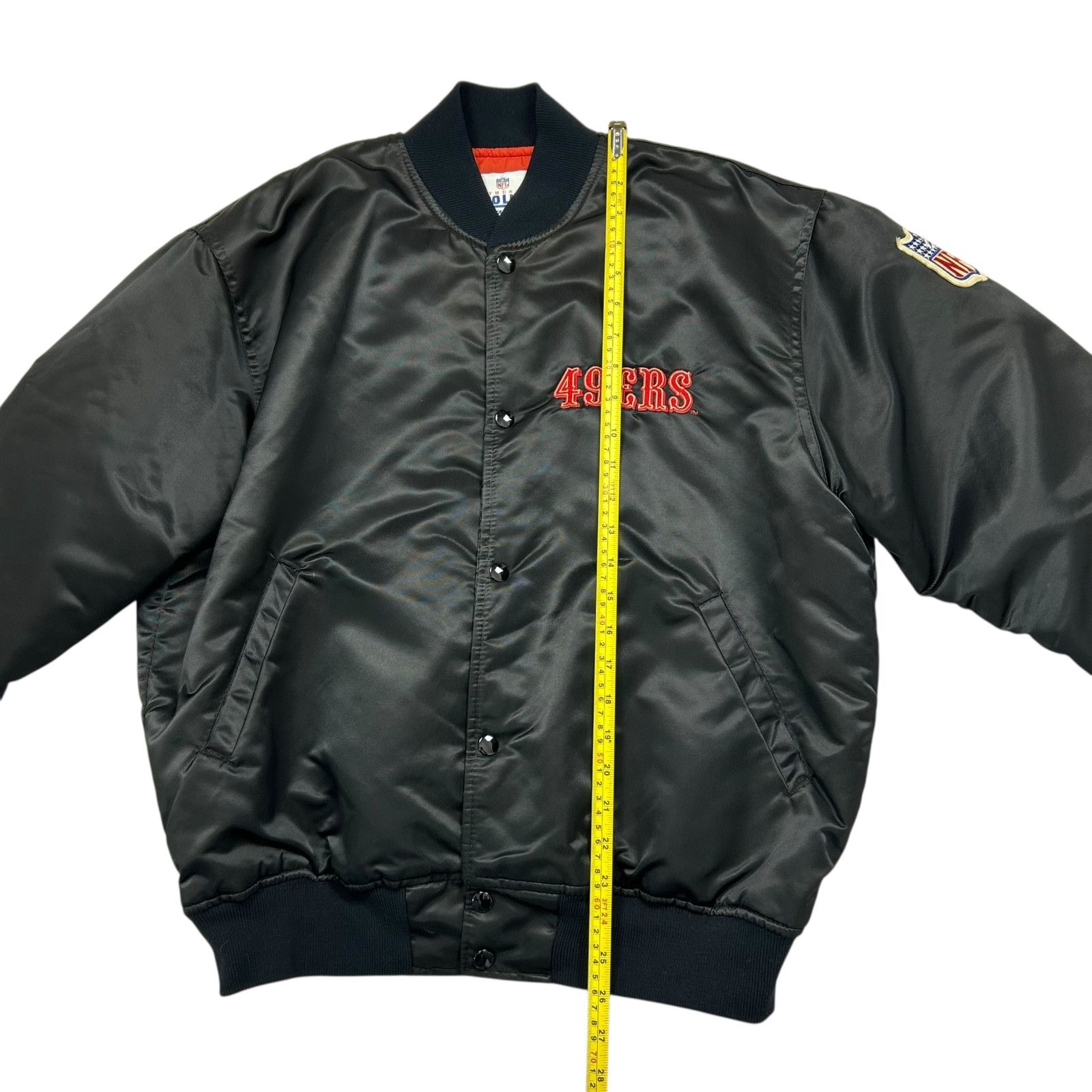 NFL VTG 90s SAN FRANCISCO 49ERS STARTER SATIN JACKET BIG LOGO Size US L / EU 52-54 / 3 - 9 Thumbnail