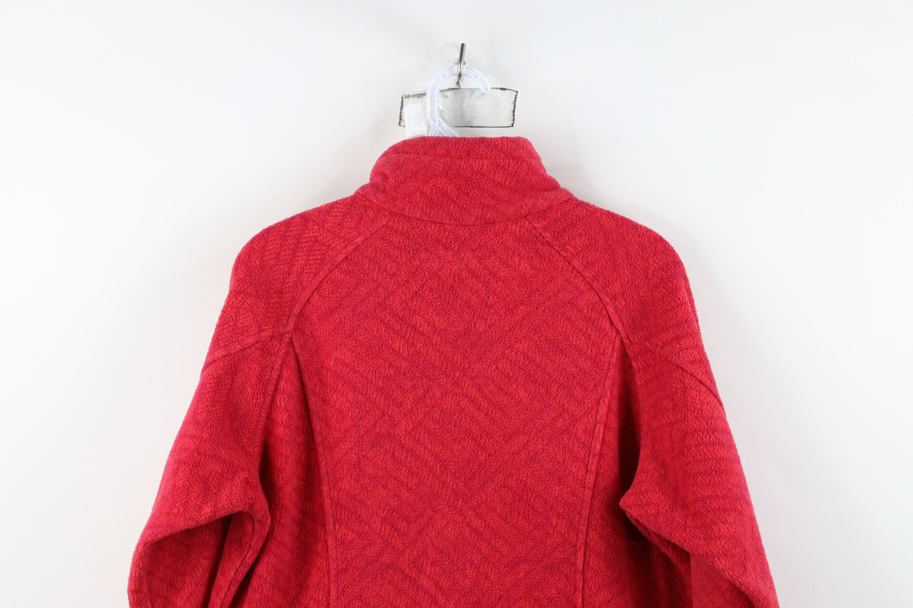 Columbia Columbia Spell Out Geometric Full Zip Fleece Jacket Pink Red Size M / US 6-8 / IT 42-44 - 14 Thumbnail