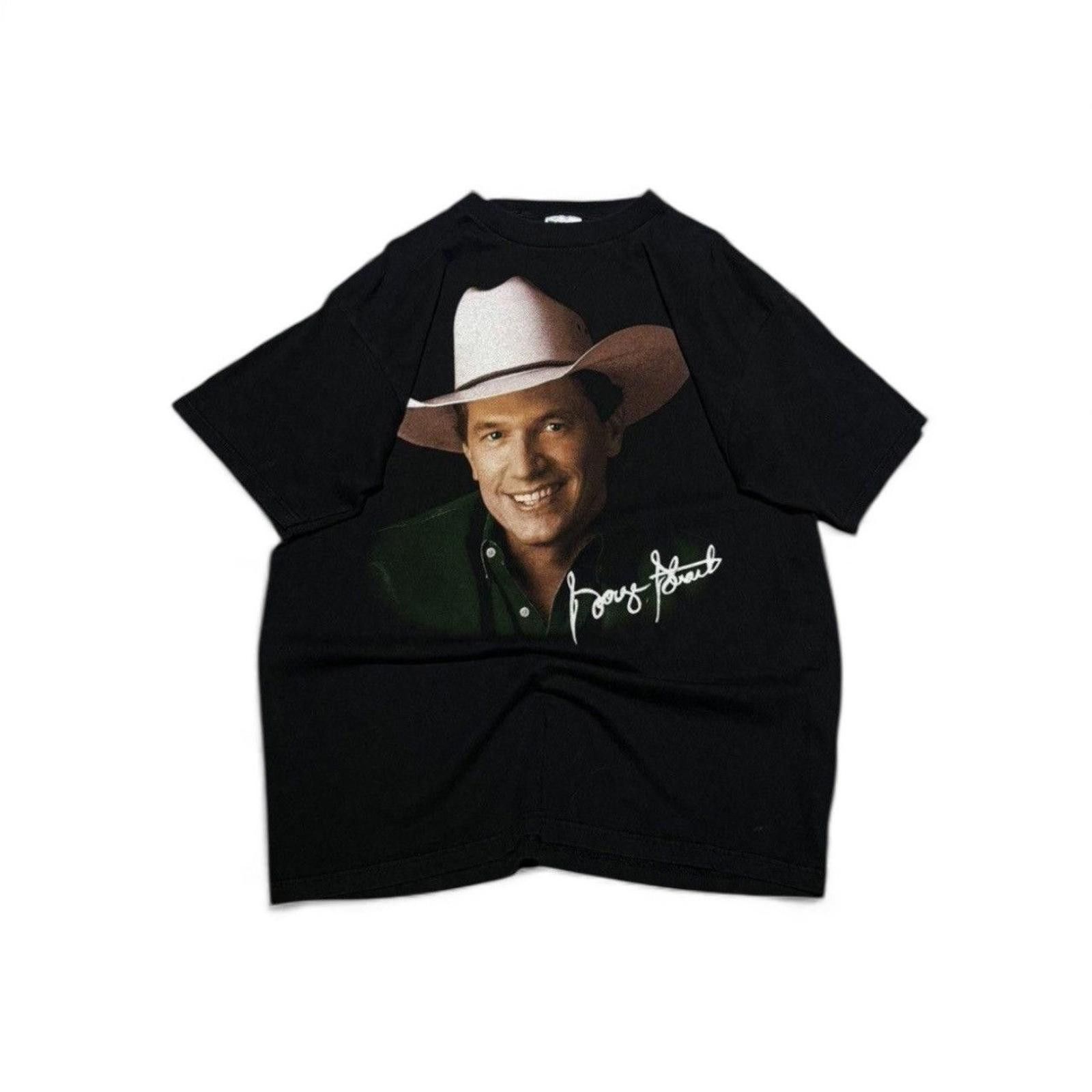 Vintage Vintage George Strait Tee Size US XL / EU 56 / 4 - 1 Thumbnail