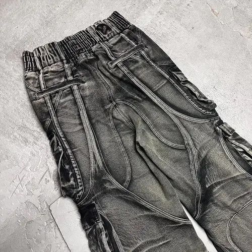 Japanese Brand Minako x Reia Retro Style Distressed Baggy Jeans Size US 29 - 8 Thumbnail