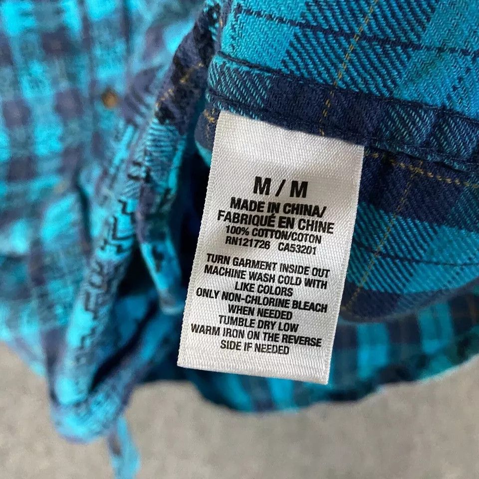 Aeropostale Aeropostale Flannel Shirt Men's M Tattersall Check Aztec Size US M / EU 48-50 / 2 - 7 Thumbnail
