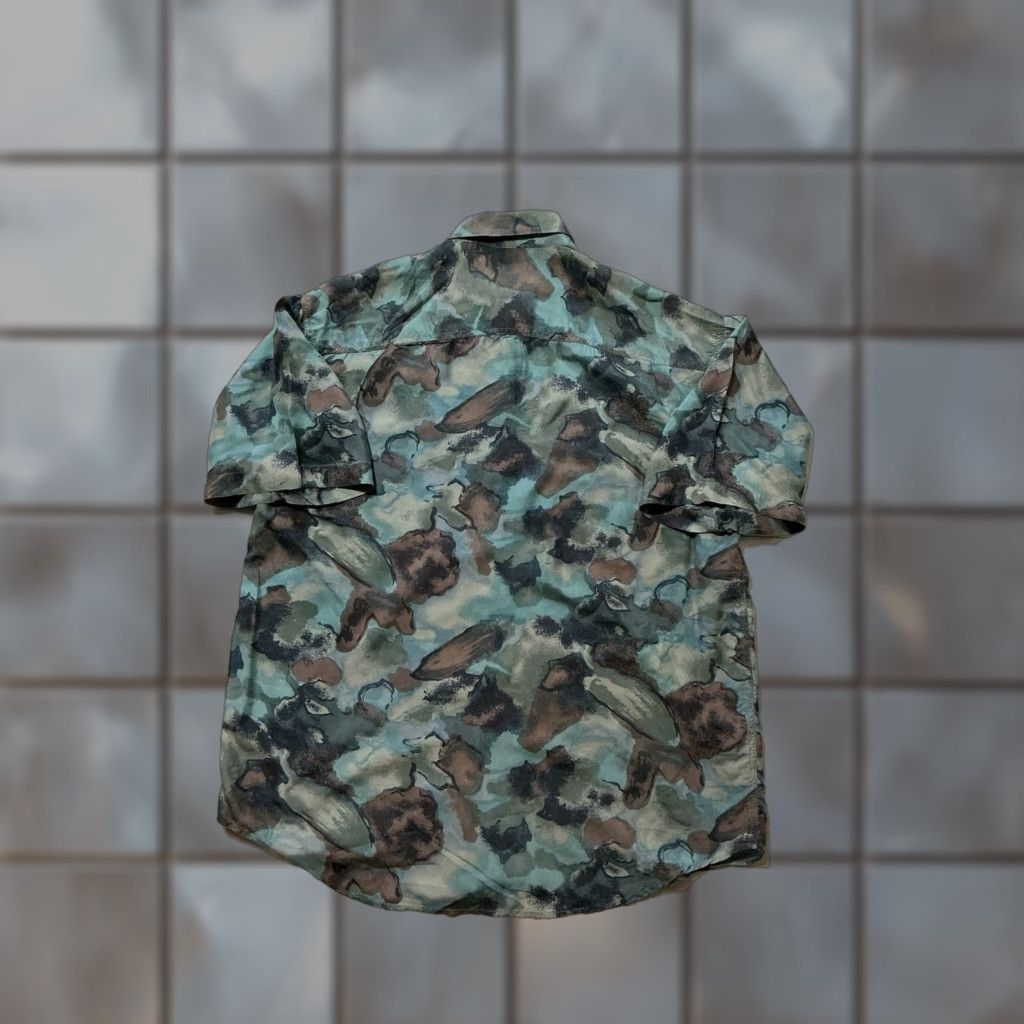 Vintage VINTAGE Se Jolie 100% Silk Shirt LG Large 1990s Print Abstract Button Front S/S Shirt Womens Size US L / EU 52-54 / 3 - 1 Thumbnail