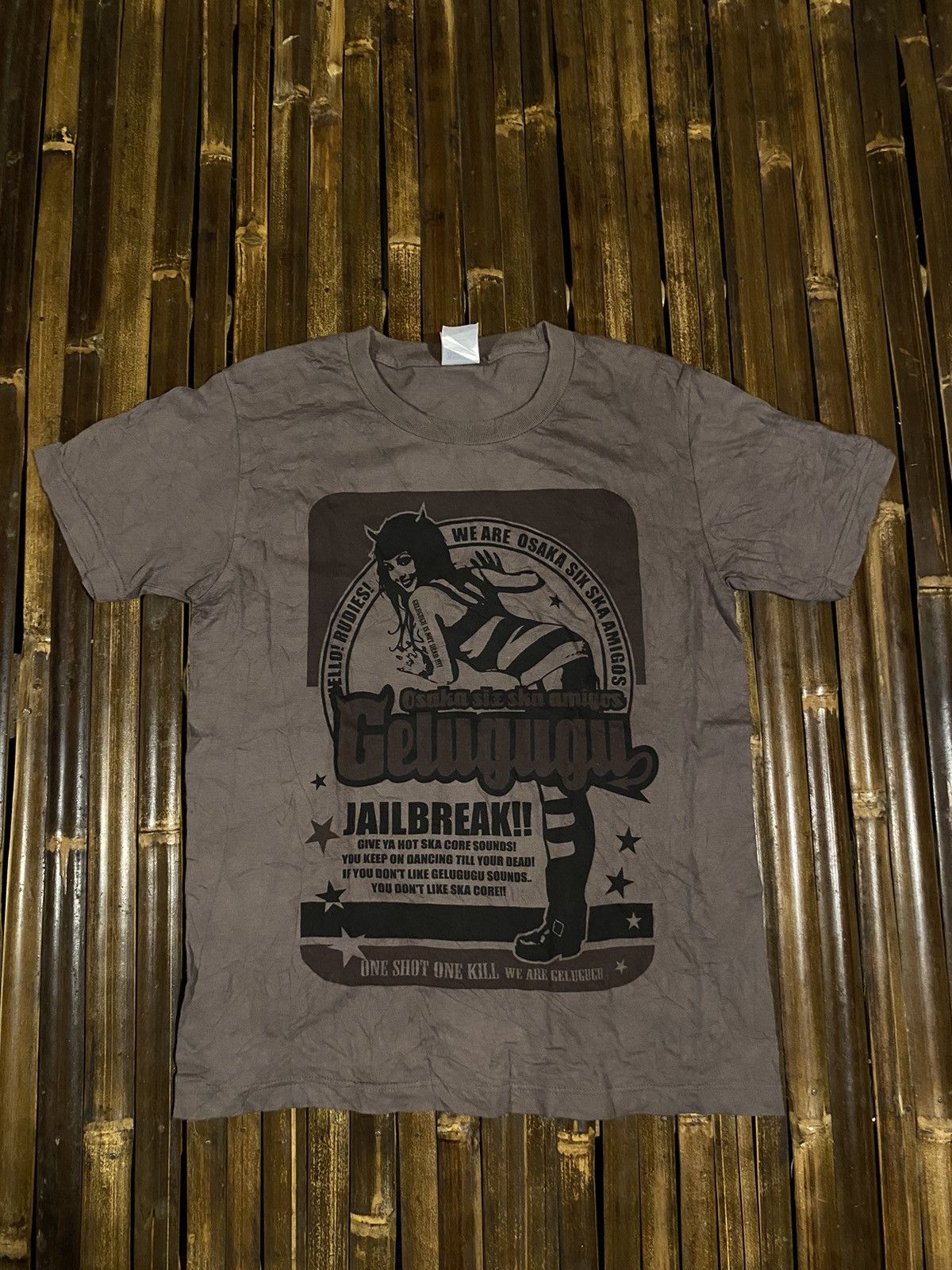 Japanese Brand GELUGUGU TSHIRT Size US S / EU 44-46 / 1 - 1 Thumbnail