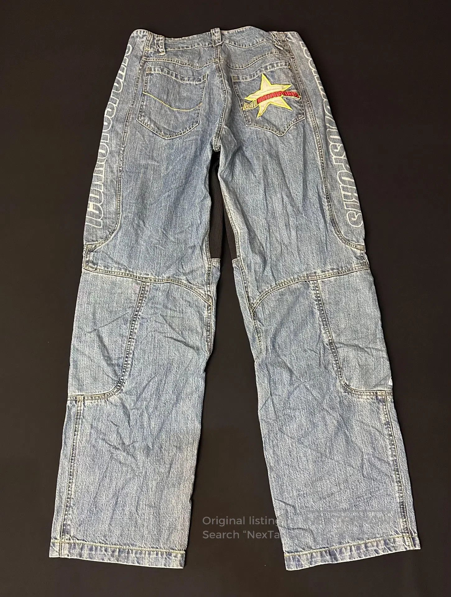 Vintage Vintage 90s Motorcycle Star Jeans. Size US 31 - 5 Thumbnail