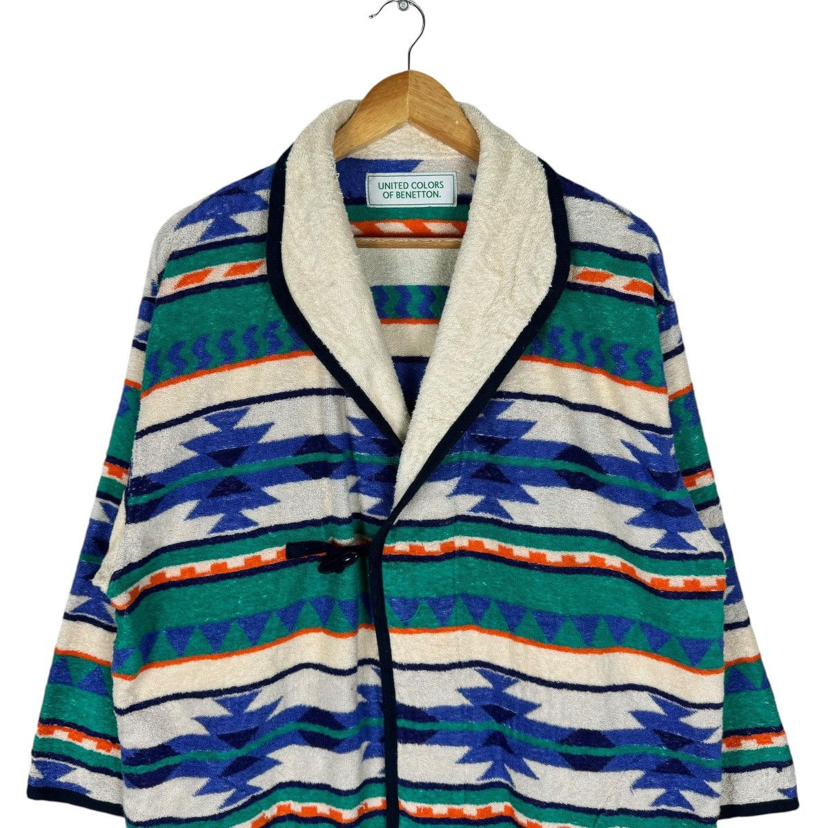 Benetton × Native × United Colors Of Benetton ⚡️UNITED COLORS OF BENETTON BATH NAVAJO JACKET Size US L / EU 52-54 / 3 - 2 Thumbnail
