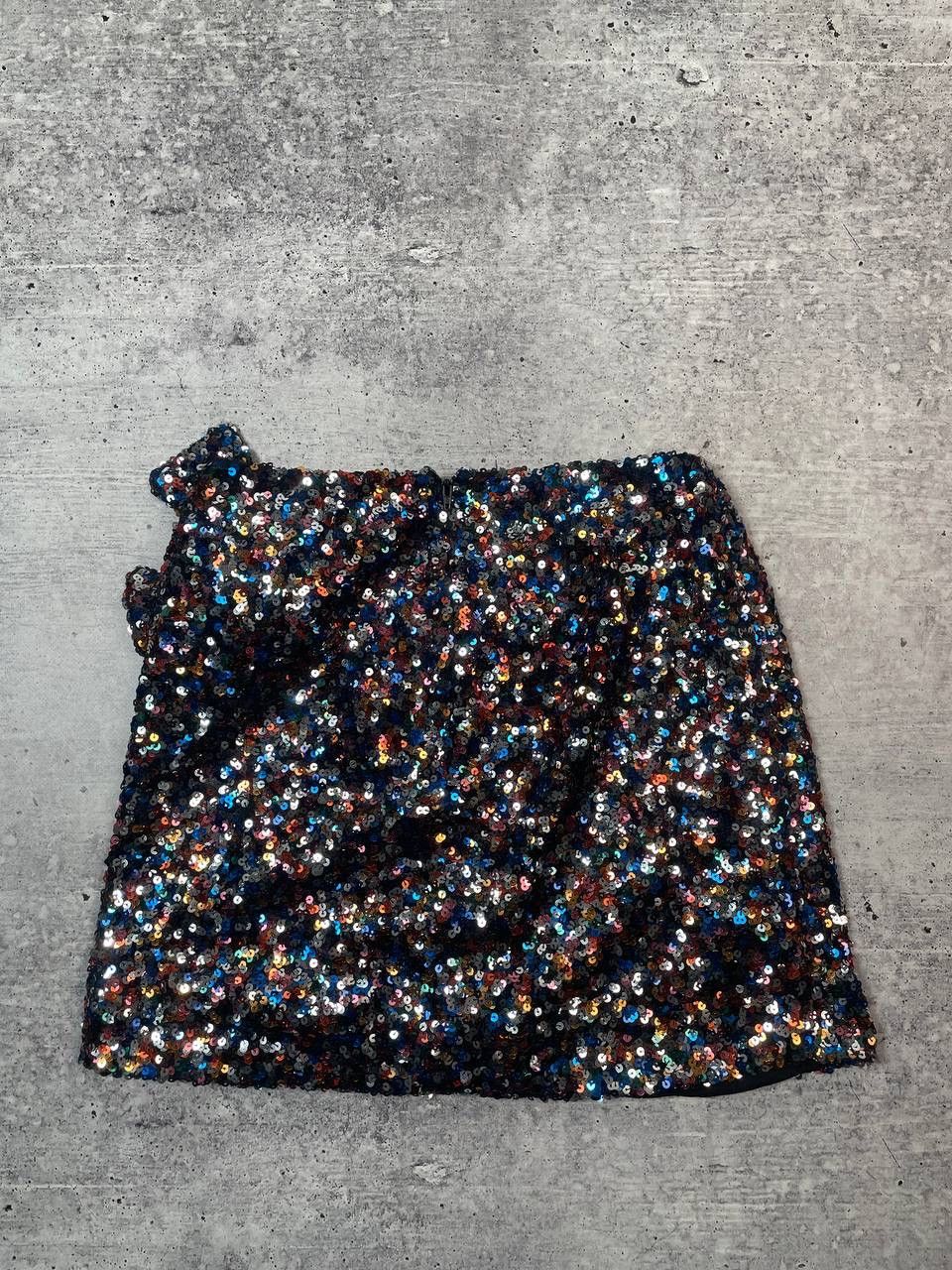 Sezane Sezane Pacome Sequit Mini Skirt Glitter Y2K Size 24" / US 00 / IT 34 - 5 Thumbnail