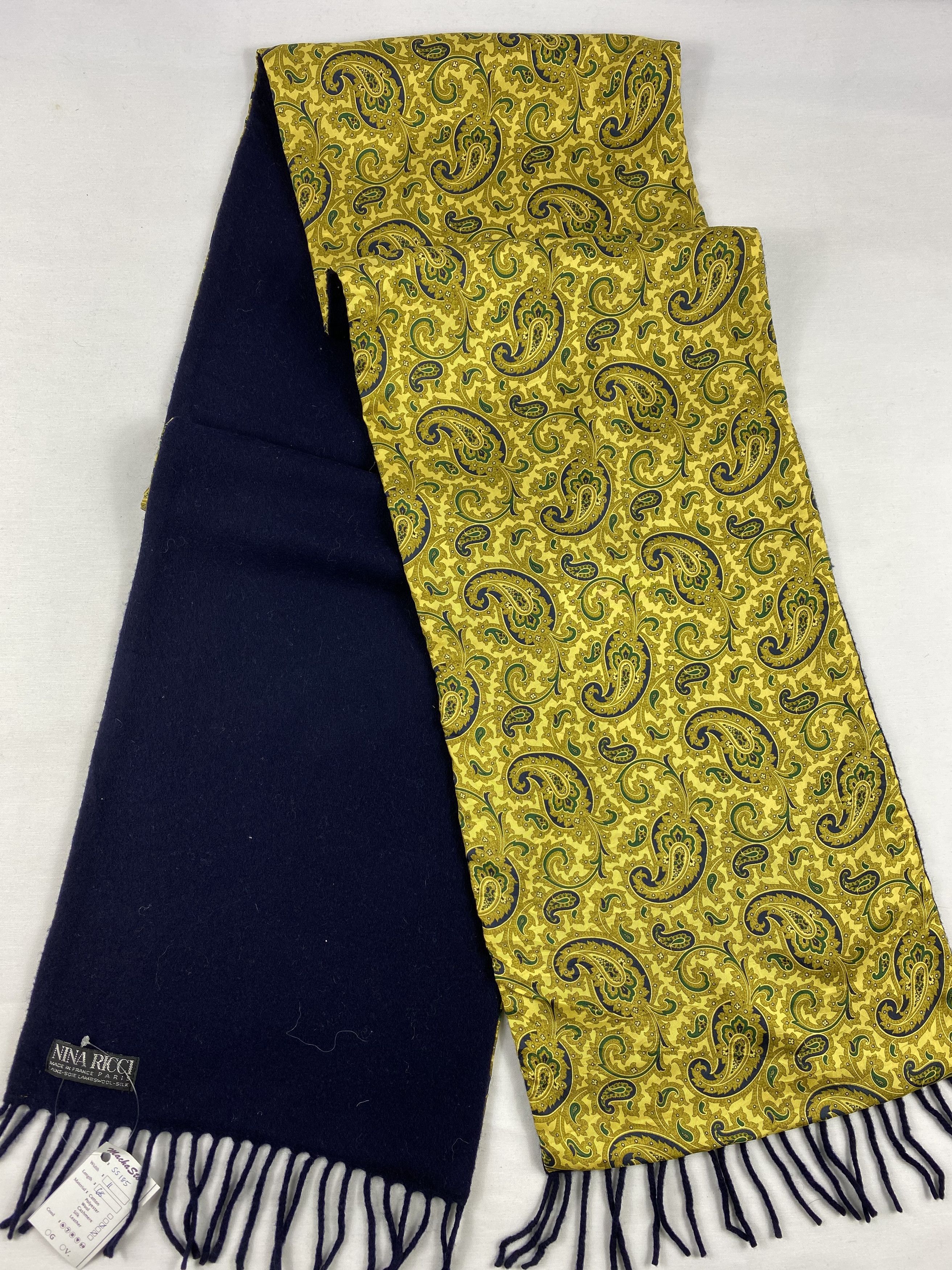 Nina Ricci Nina Ricci Paislee Silk Scarf / Muffler / Neckwear Size ONE SIZE - 3 Thumbnail