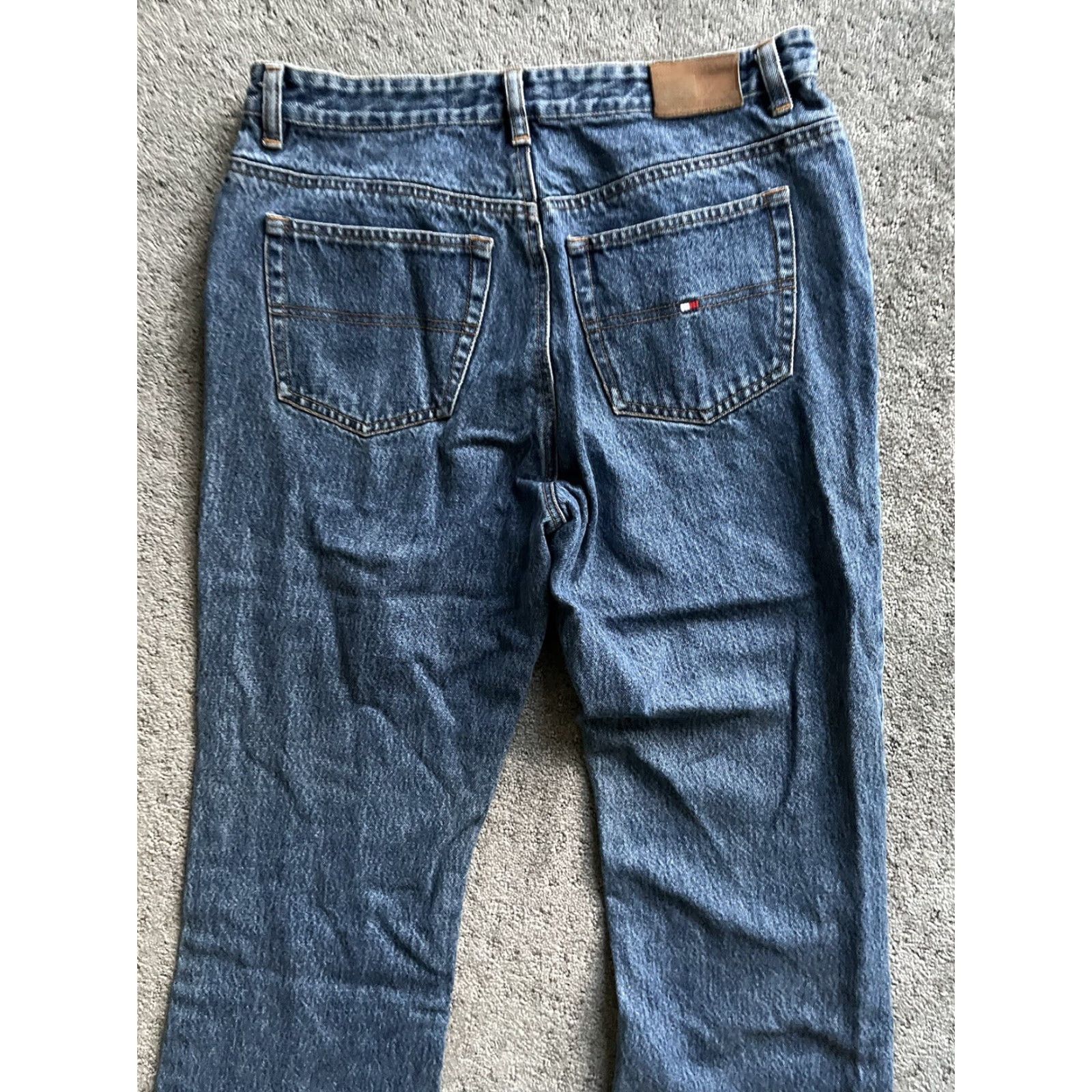 Tommy Hilfiger Tommy Hilfiger Jeans Size 12P Blue Straight Casual Snap Front Retro Y2K Womens Size 34" / US 12 / IT 48 - 2 Thumbnail