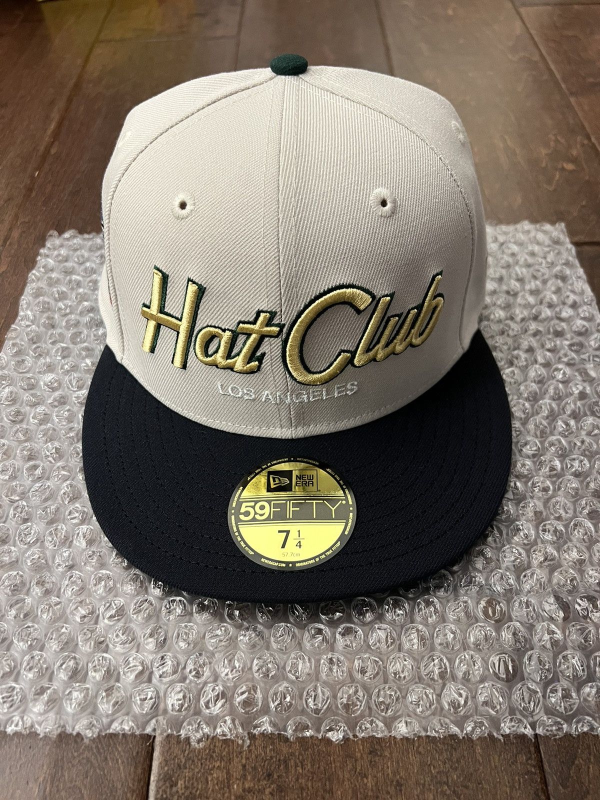 Hat Club 7 1/4 Hat Club New Era 59Fifty Los Angeles Patch Script Hat Size ONE SIZE - 1 Thumbnail