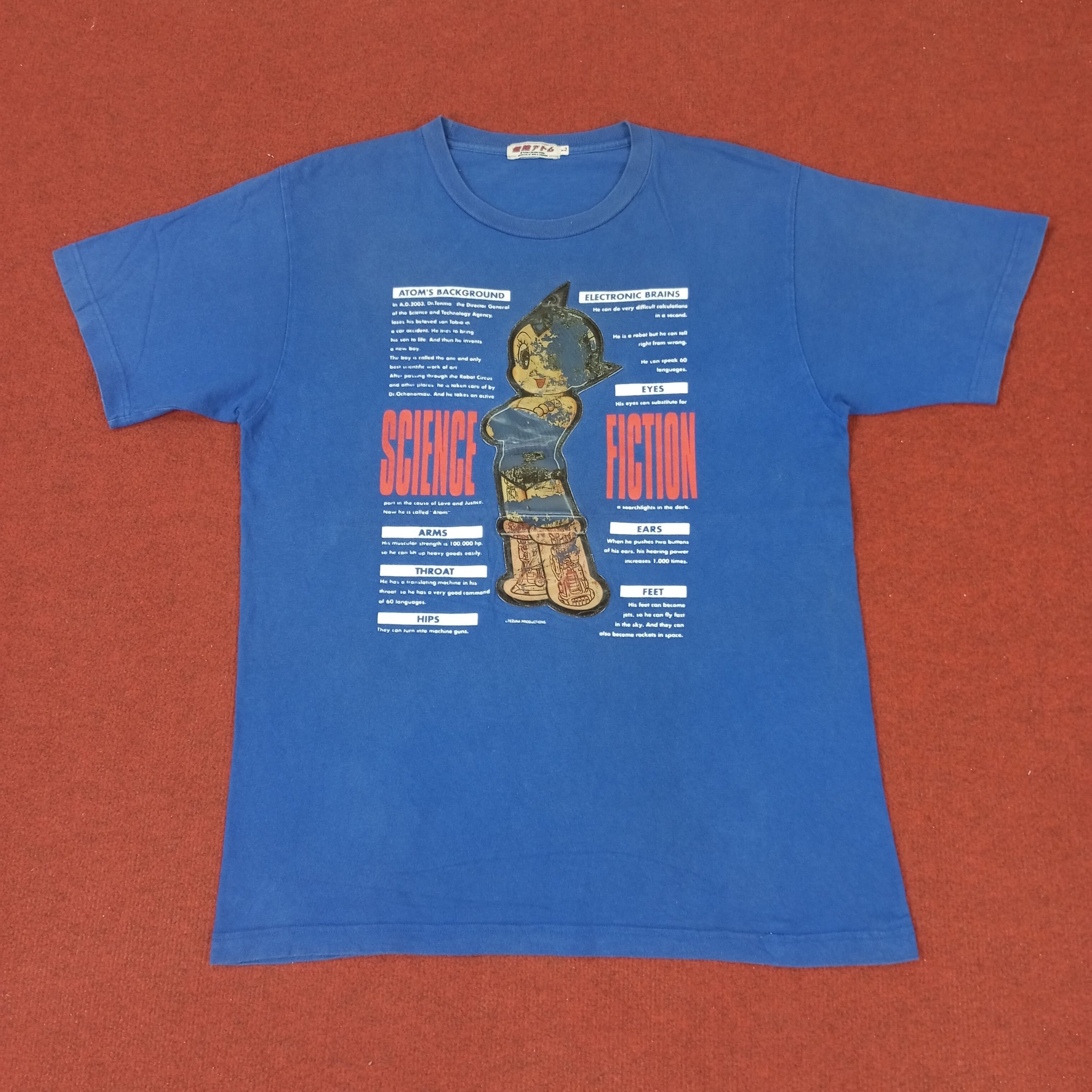 Anime × Japanese Brand × Vintage Astro Boy Japanese Anime Cartoon Tshirt Tezuka Production Size US L / EU 52-54 / 3 - 1 Thumbnail