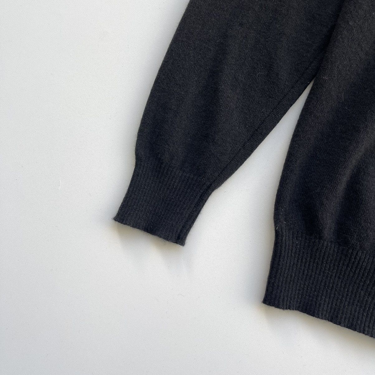 Diesel Diesel Logo Cashmere/Wool Sweater Jumper Black Rare Size US L / EU 52-54 / 3 - 6 Thumbnail