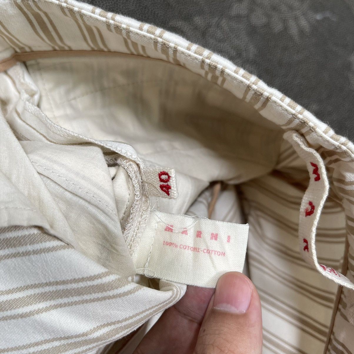 Marni Marni Striped Flare Pants Size US 31 - 8 Thumbnail