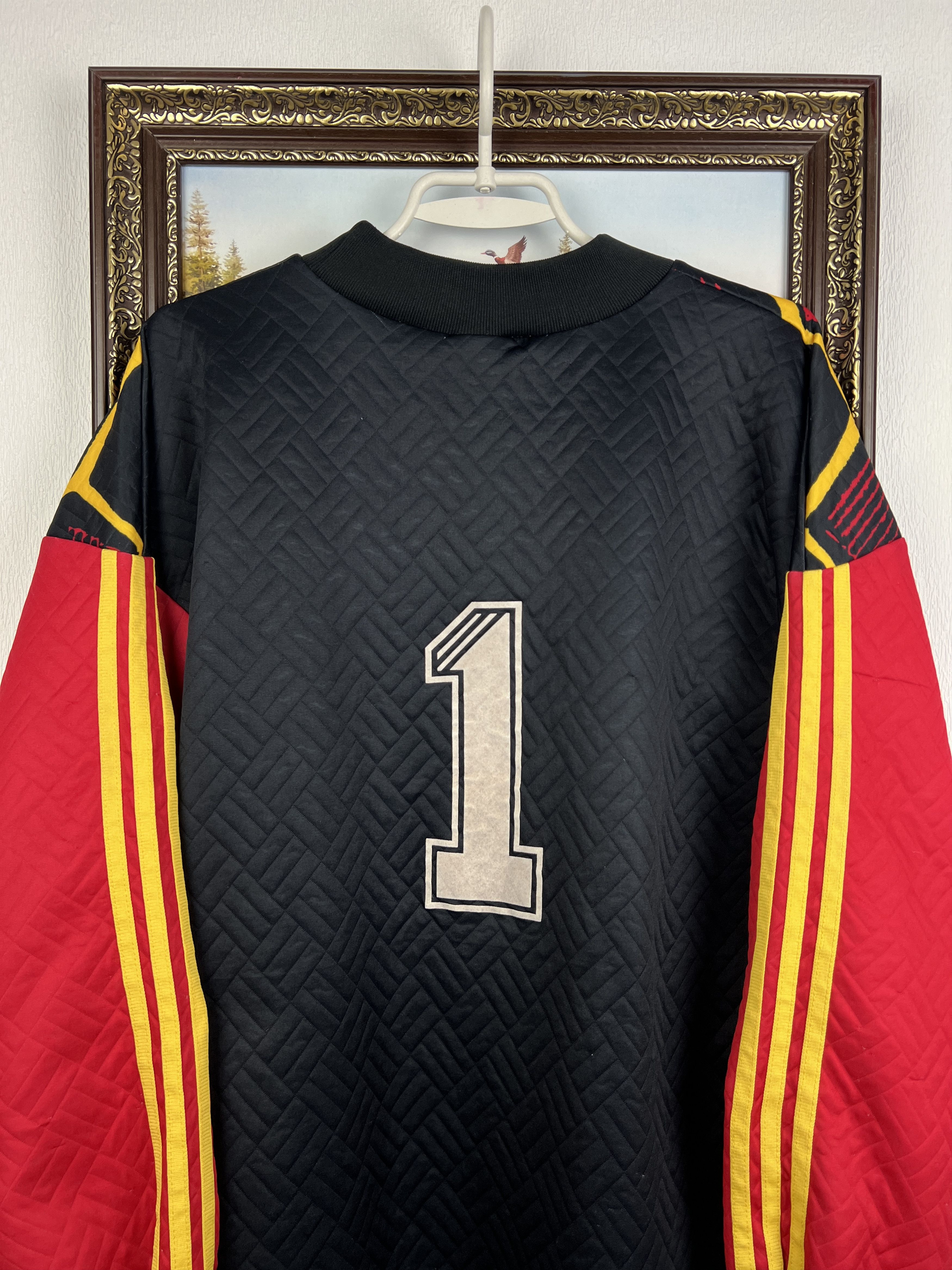 Adidas Vintage Football Goalkeeper Template Shirt Soccer Jersey Size US XL / EU 56 / 4 - 8 Thumbnail